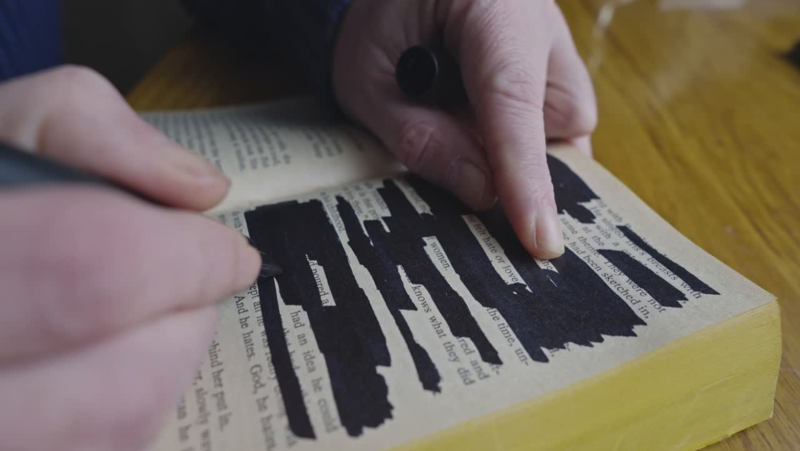 Blackout Poetry Night