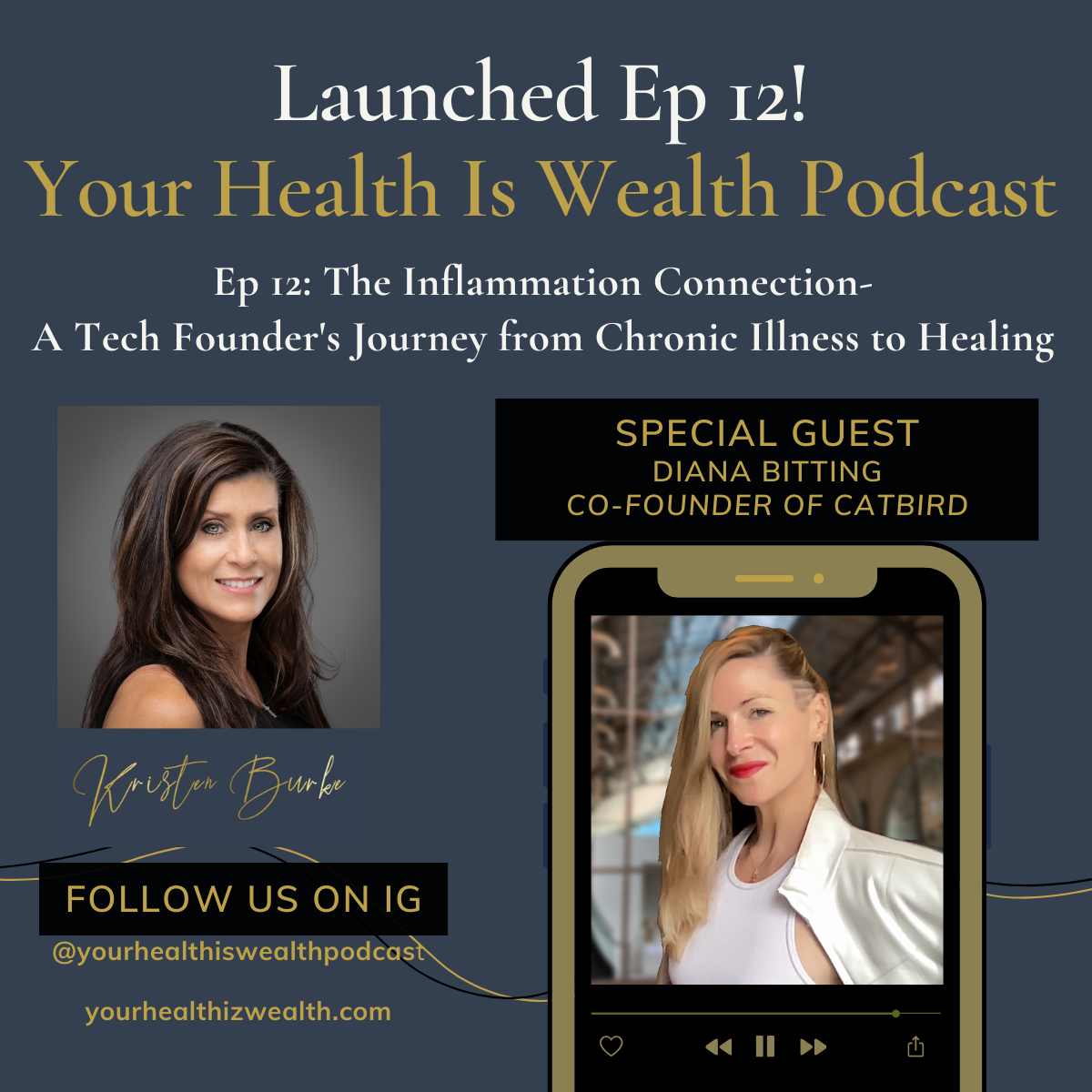 Just Launched! Episode 12: The Inflammation Connection - A Tech Founder's Journey from Chronic Illness to Healing