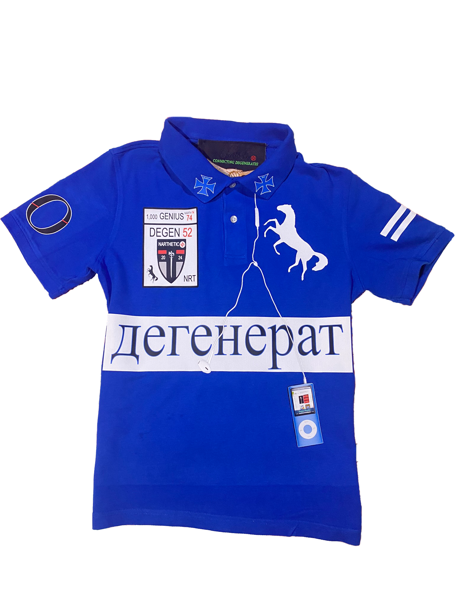 Blue Degenerate (дегенерат) Polo