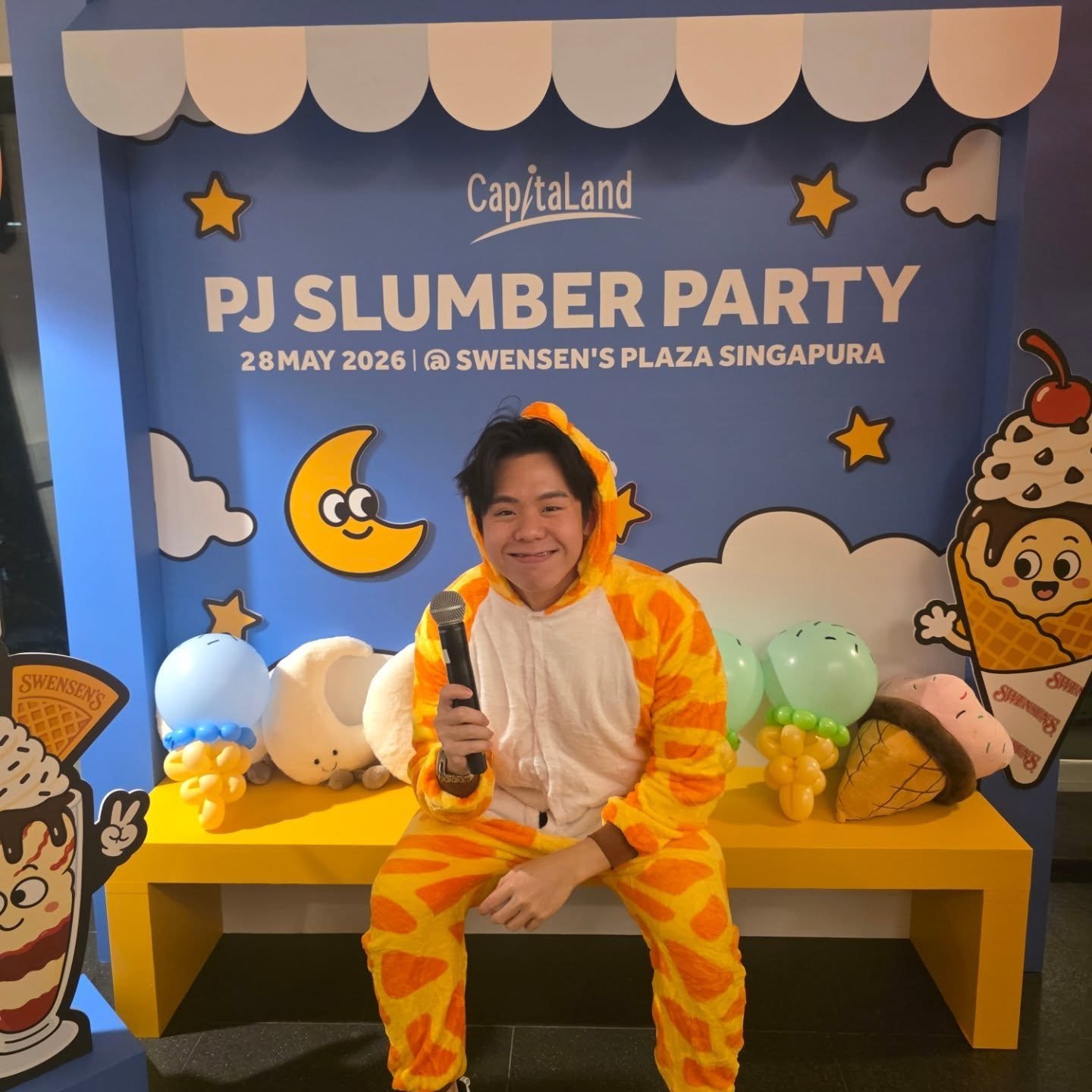 Another dope event hurrr 🤩
Hosted @capitalandmallssg PJ Slumber Party Media Invite and Public Launch @swensenssingapore 

Learned that Swensens now has zero sugar ice cream that has 30% less kcal than its sugared counterparts!

Looking forward to ho