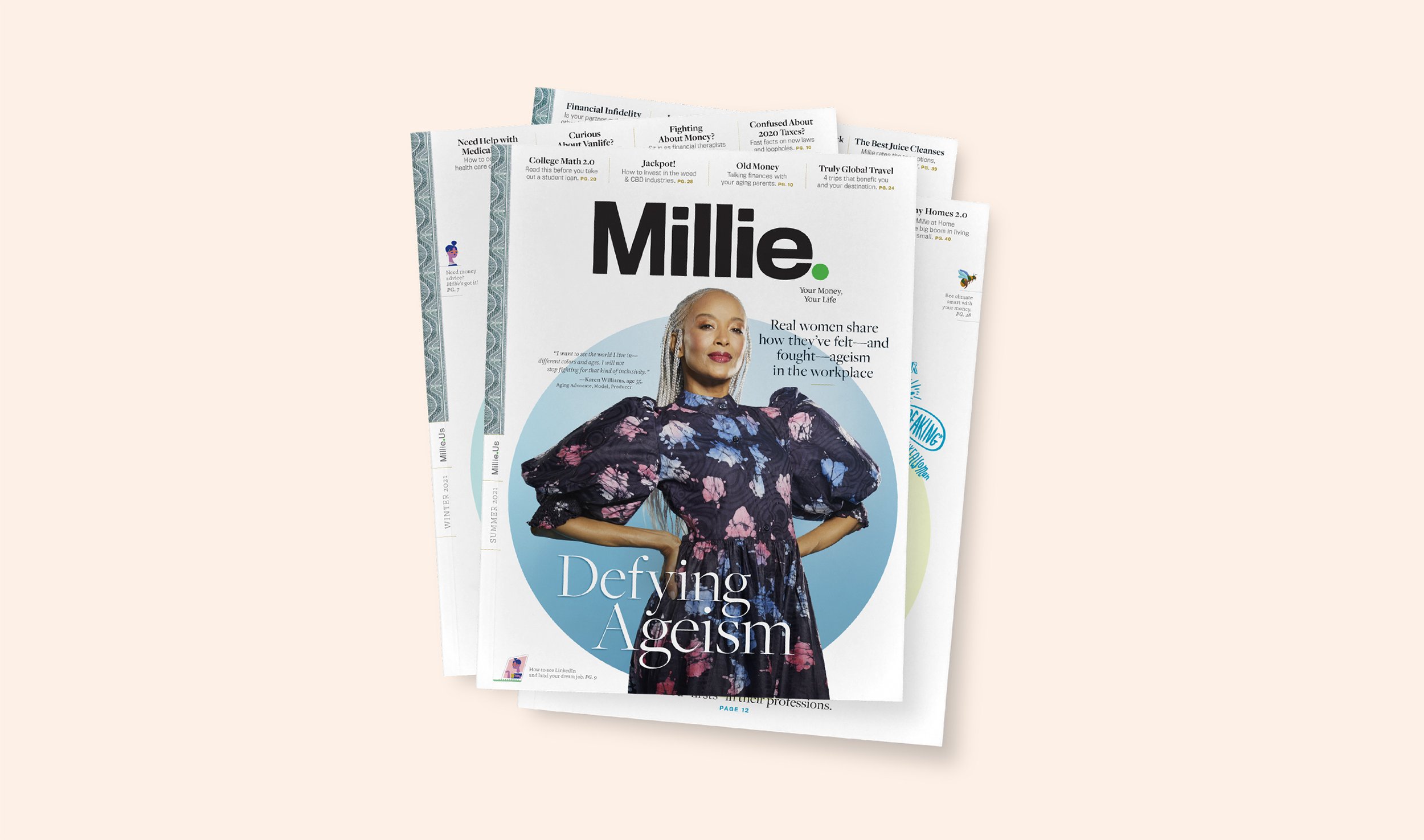 Cover design focused on approachability and confidence, inviting readers into financial topics through clear, engaging editorial expression.