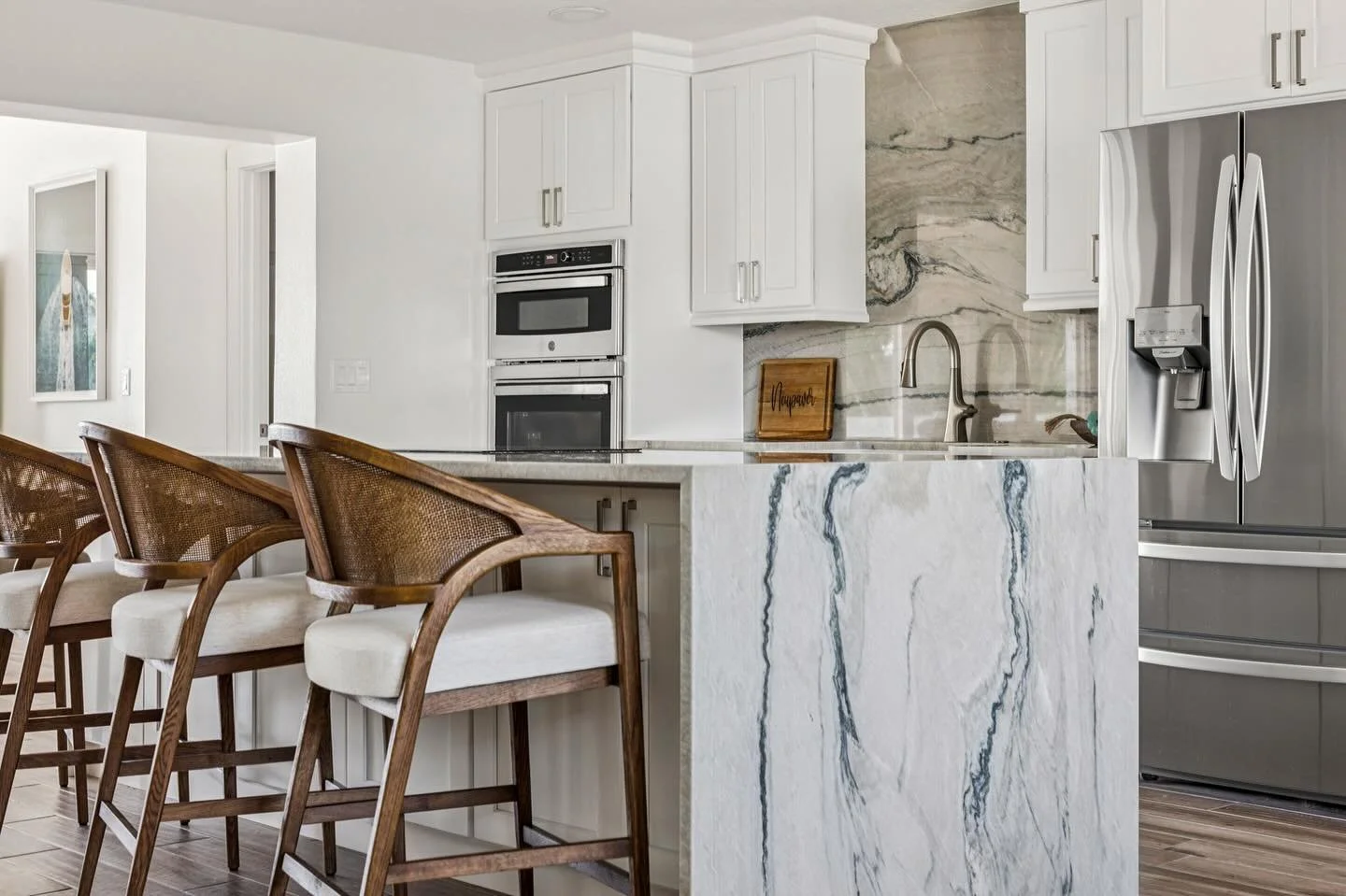 From Storm Damage to Dream Kitchen. What started as a major post-hurricane renovation turned into a full home transformation&mdash;and the heart of the home is finally complete! 💙

We&rsquo;re so grateful to have been part of bringing beauty, functi
