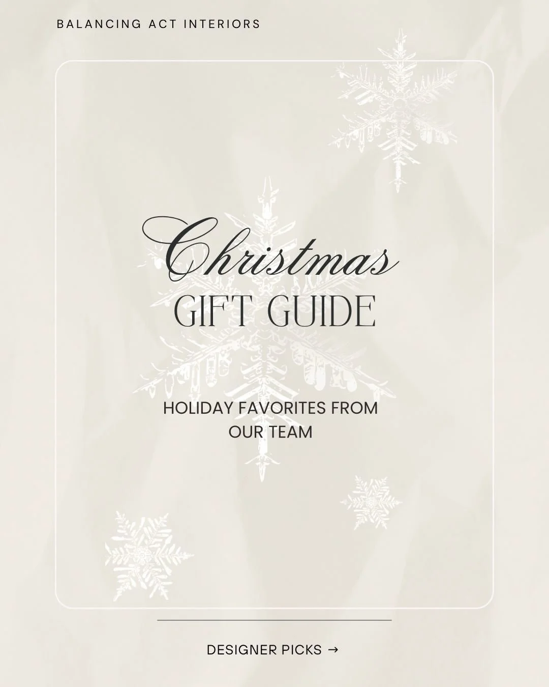 A few things we&rsquo;re loving this season 🎄

Our team curated a holiday gift guide filled with elevated, thoughtful favorites&mdash;perfect for hosts, home lovers, and anyone who appreciates beautiful everyday pieces.

From cozy textures to timele