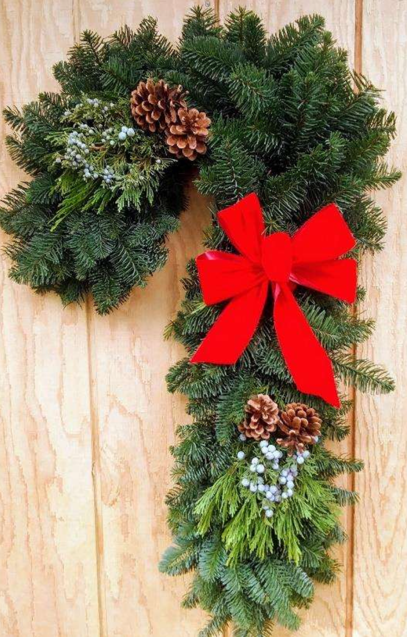 3' Candy Cane Wreath