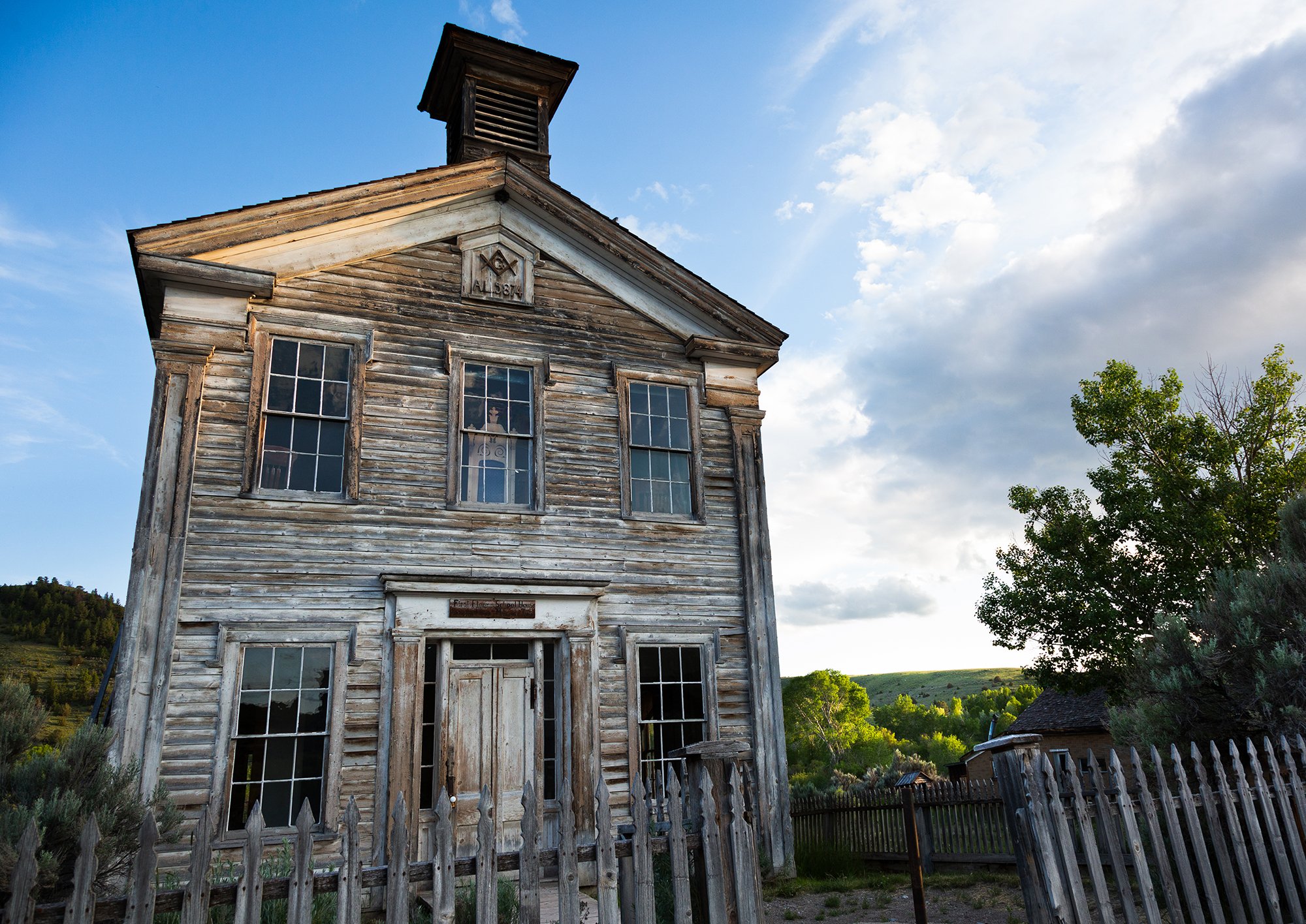 Schoolhouse - Bannack Montana