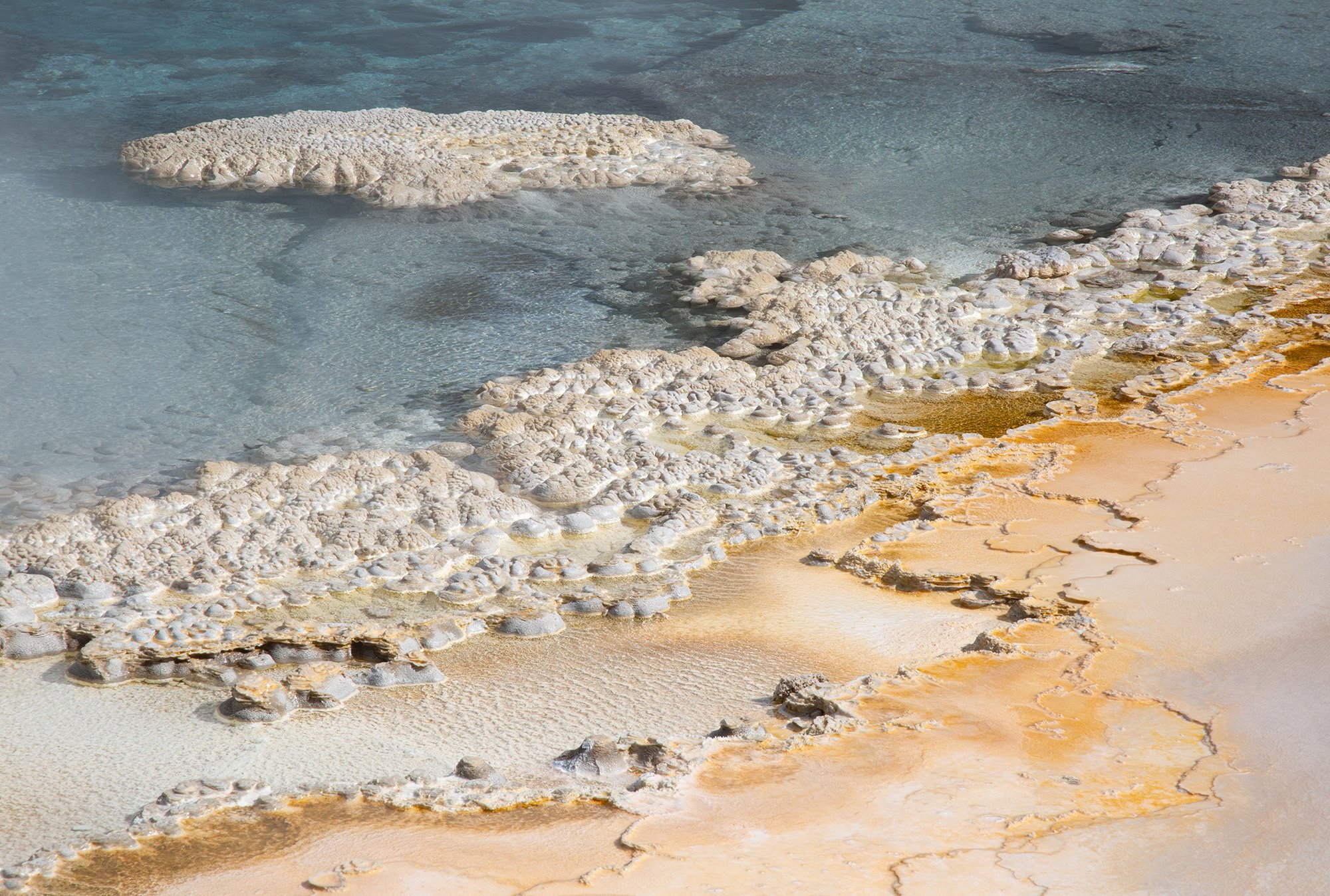 Detail, Solitary Geyser - Yellowstone