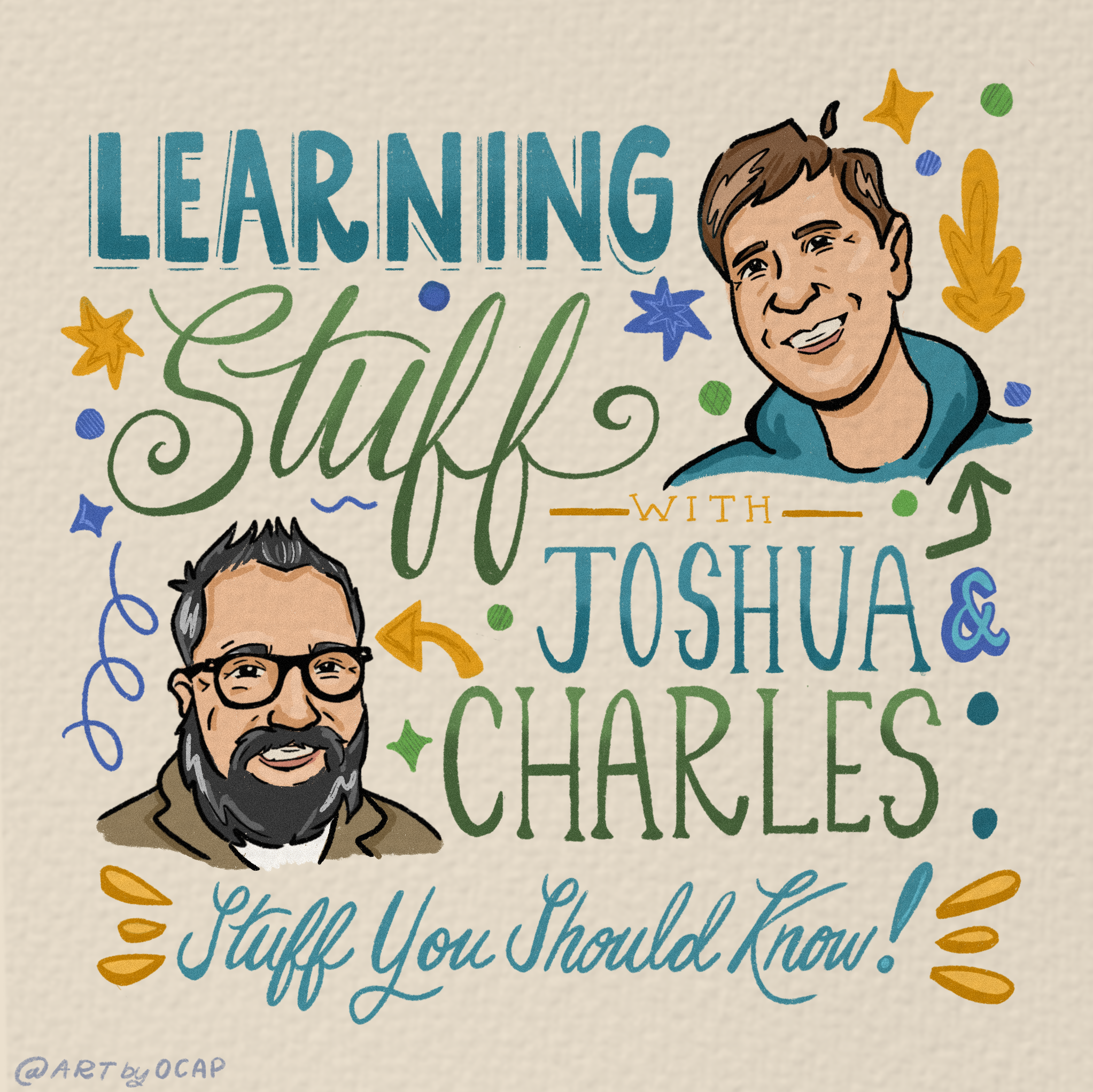Stuff You Should Know Podcast Lettering