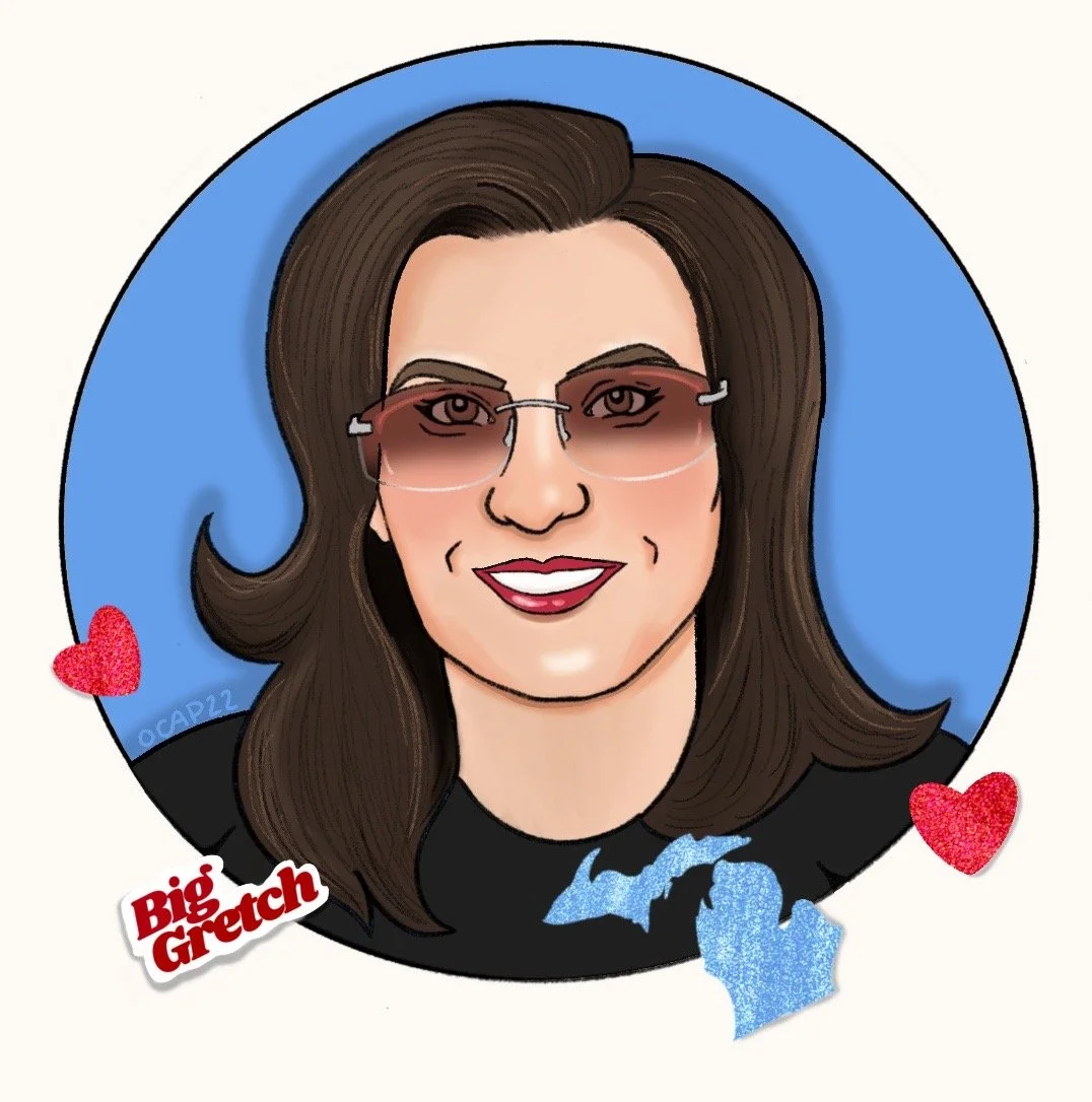 Governor Gretchen Whitmer Illustration
