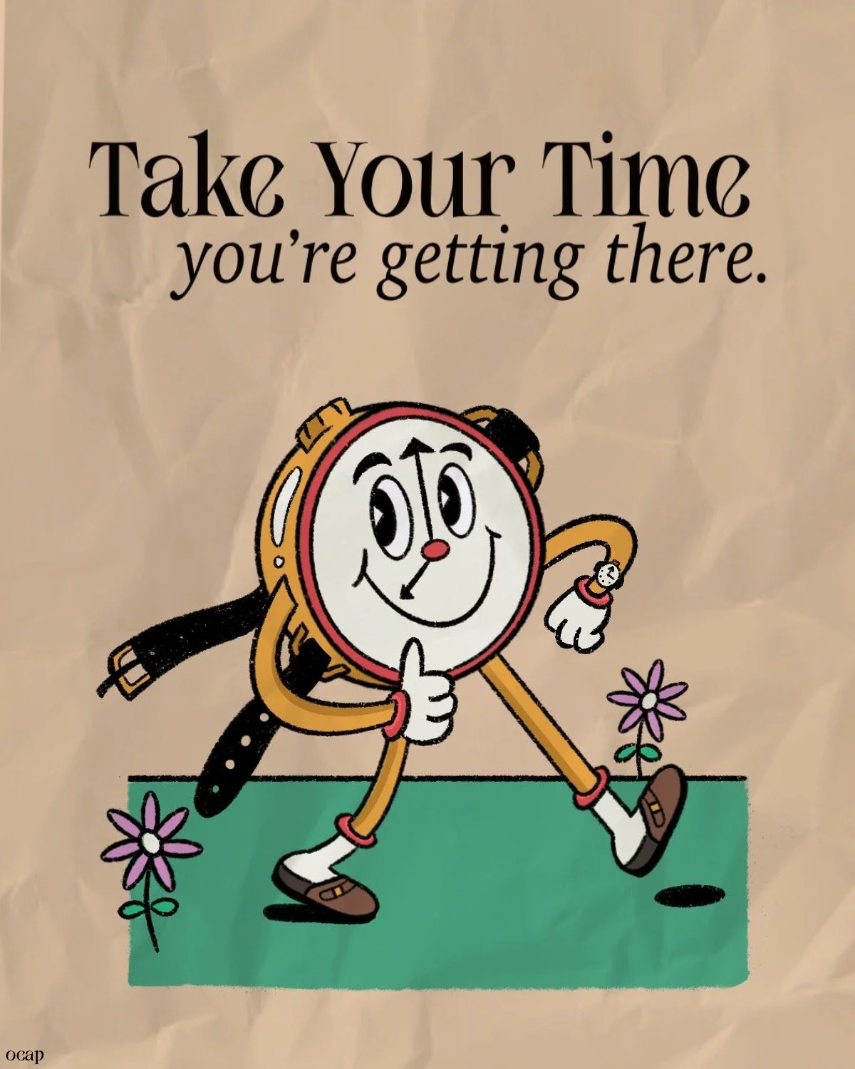 Take Your Time digital illustration