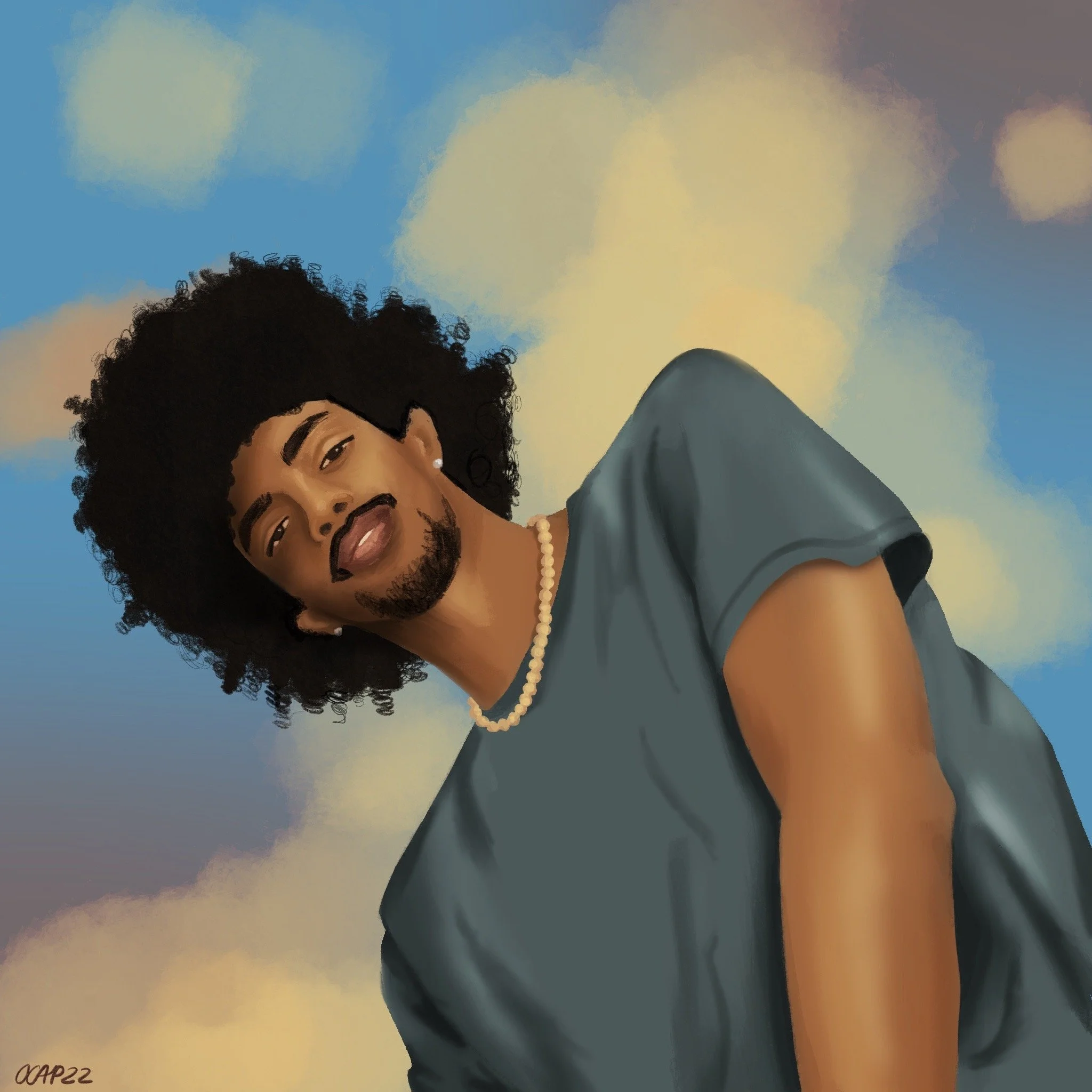 Tai Verdes singer digital illustration