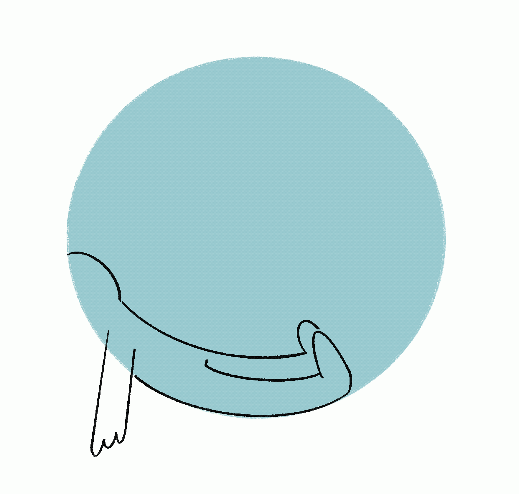 Loop-de-loop digital animation