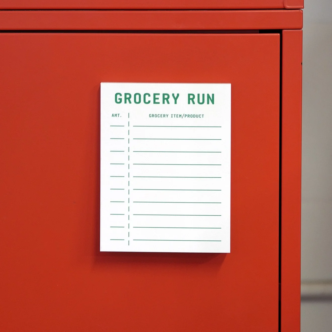 Run a little errand, get a little treat ☕️🥐

New Grocery Run Mini Notepads are in stock and available now! These 50 sheet notepads hang perfectly on a fridge with a magnet we&rsquo;ve conveniently installed for you. Check out the site to pick one up