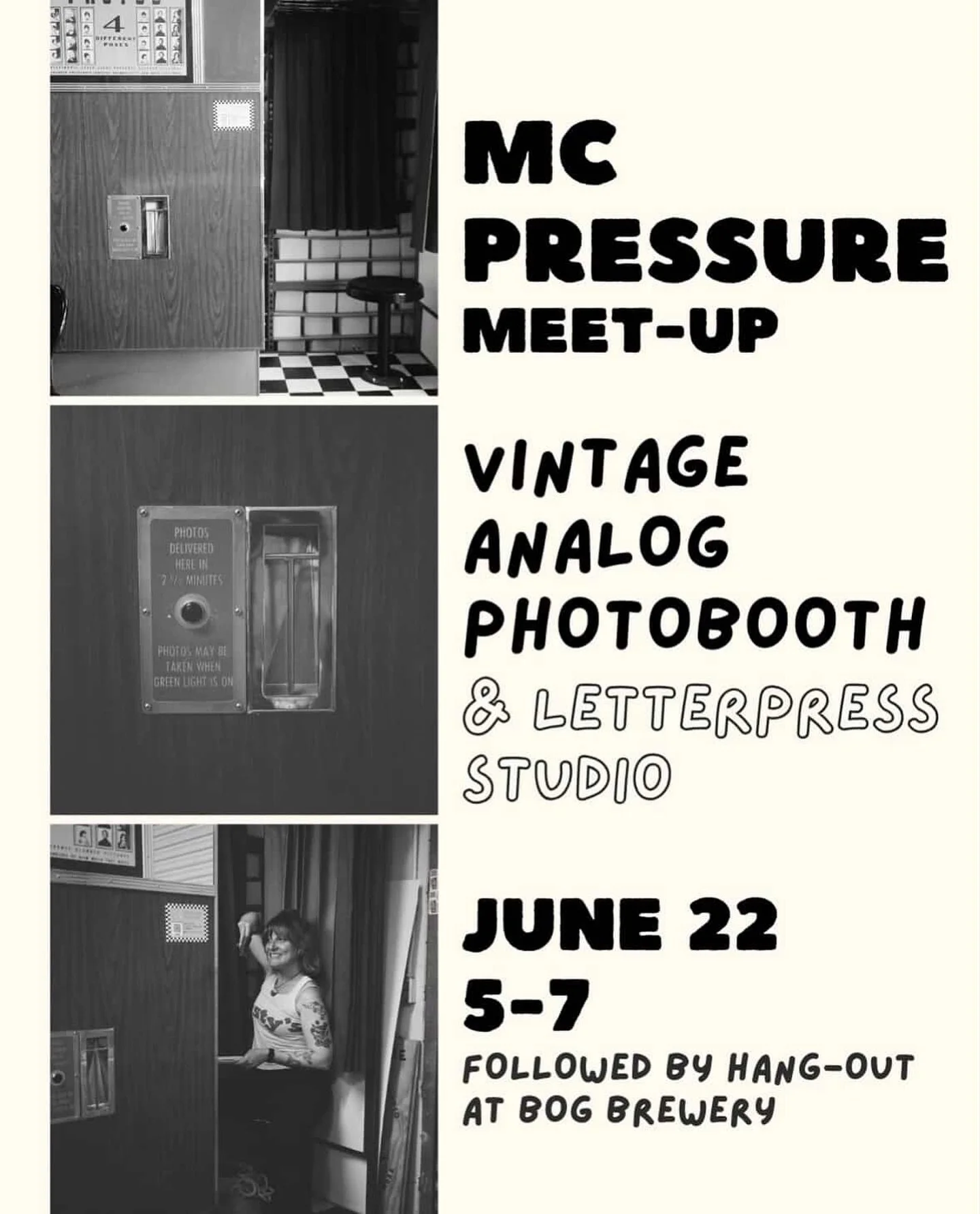 This Sunday June 22nd from 5-7 come by the shop for the @analogclubsta event to learn all about our vintage analog photobooth! We will have the booth running and ready to use for those who want a couple of keepsakes! 

Afterwards, follow the crew to 