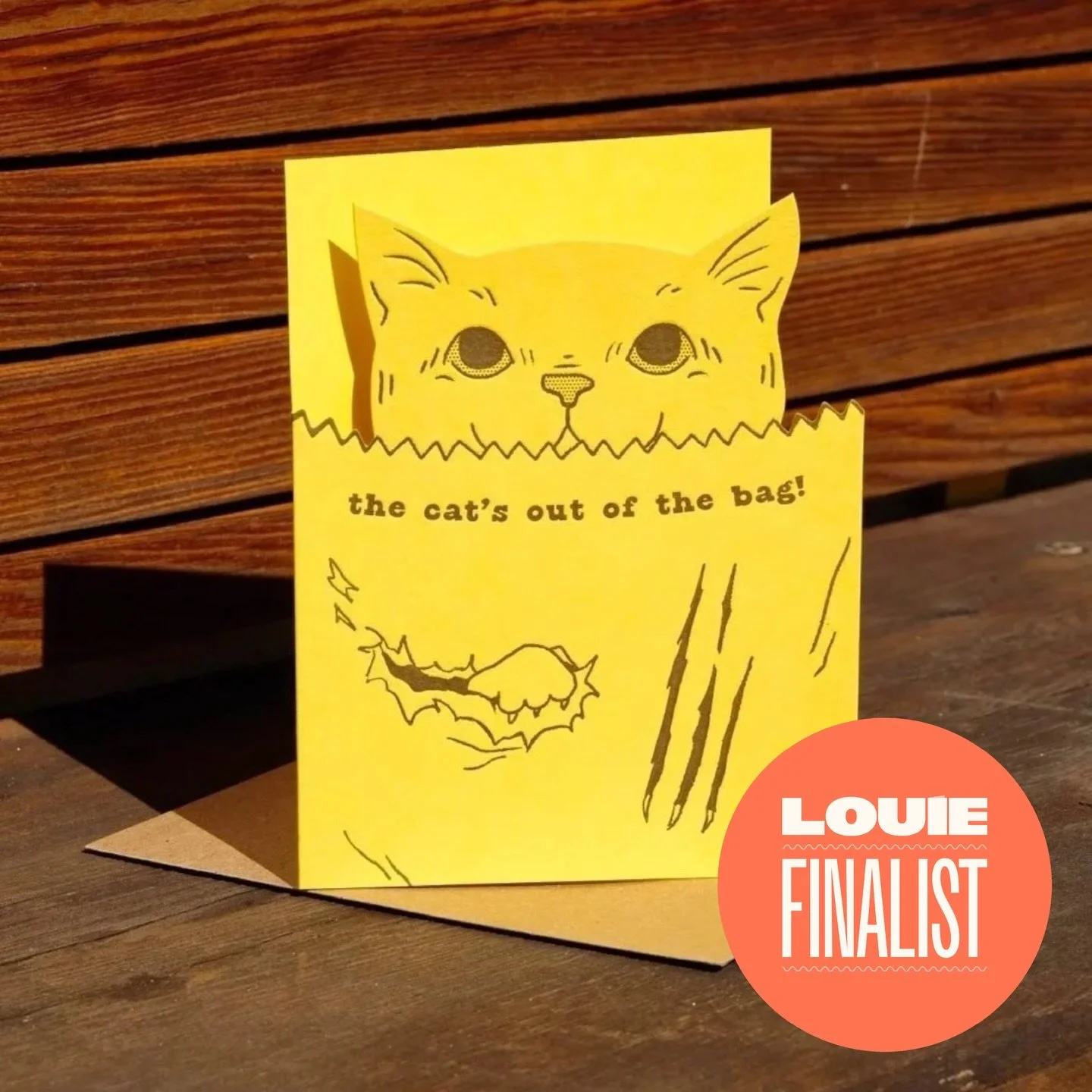 Sheeeeeeesh! We&rsquo;re so excited to announce that 3 of our greeting cards have been selected by @usagca for consideration for the 37th Annual Louie Awards! Feeling grateful for the opportunity to have work represented and congrats to all the final