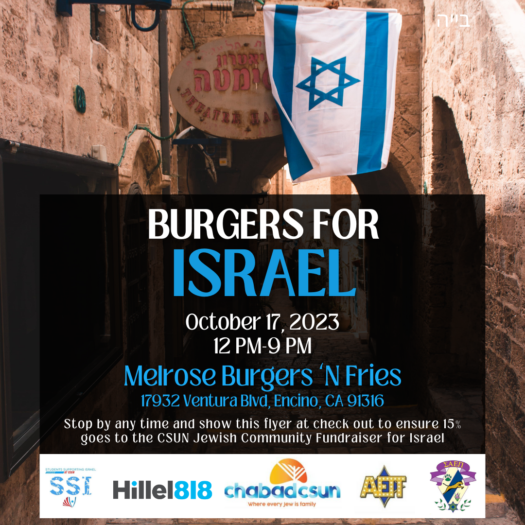 Burgers for Israel: How One Student Turned Heartache into Action