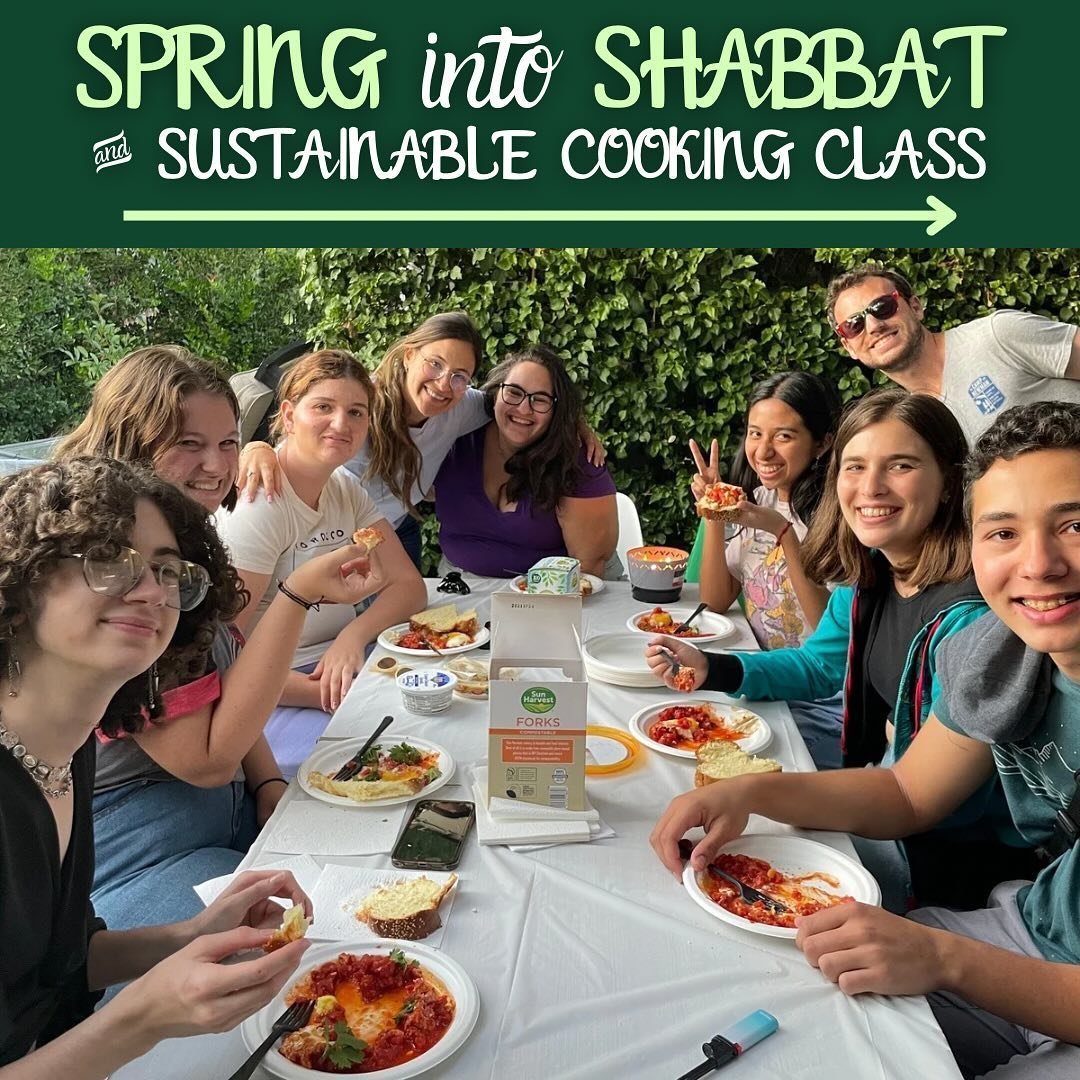 This Shabbat, let&rsquo;s celebrate nature! Join us from 3-5 PM this Friday (4/19) for Graced with No Waste and learn cool ways to cook greener while having a blast! Come as we cook up some tasty fajitas, fruit salad, and awesome mocktails for Hillel
