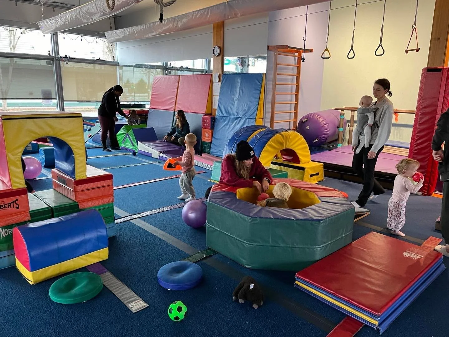 Jungle Gym Fun at open gym today!