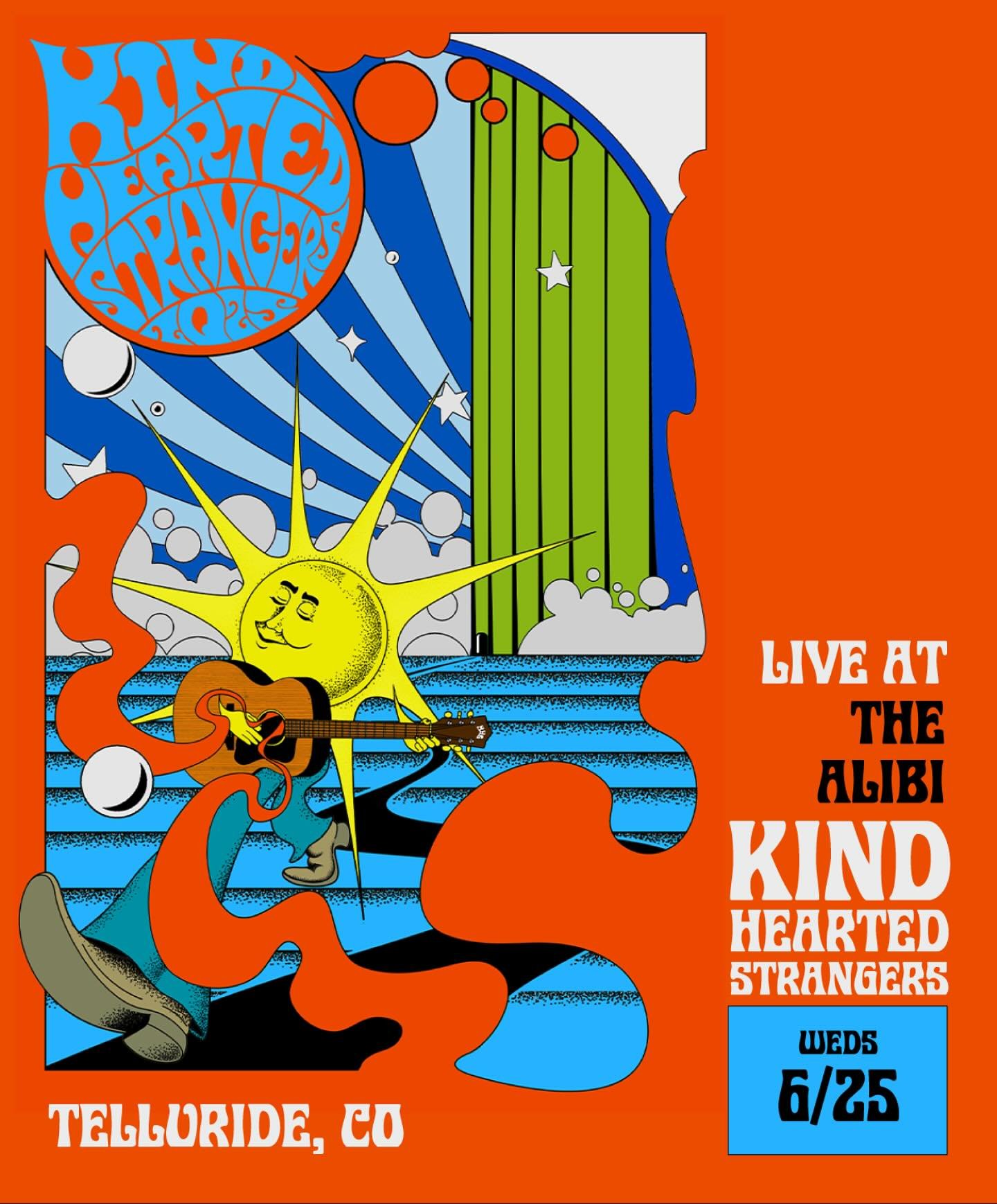 Honored to have @kindheartedstrangers performing in Telluride again. June 25th! Tickets on sale now.