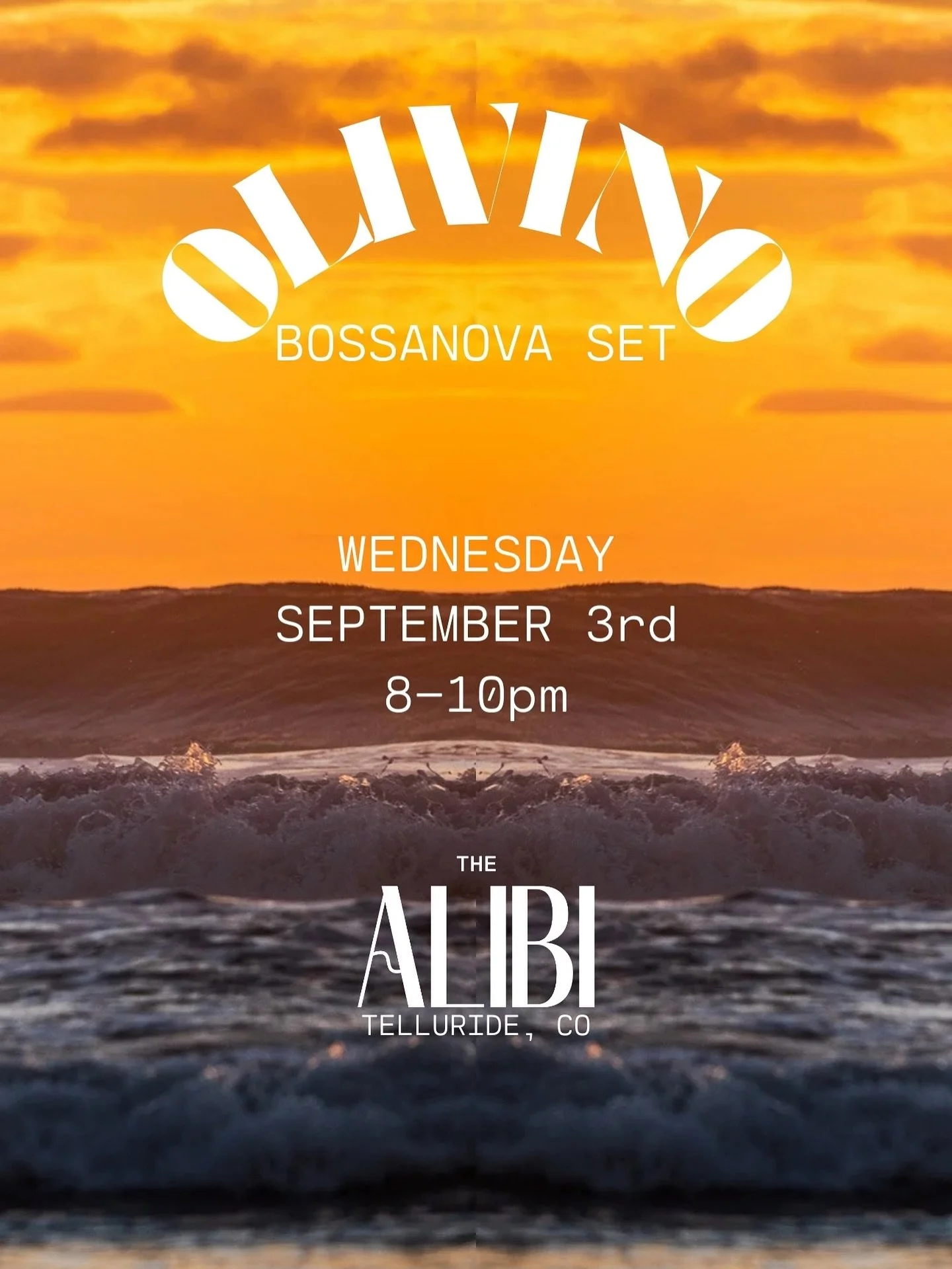 Tomorrow! 

Olivino | 8-10 PM
Bossanova Set

Ready for a cocktail and some dancing post TFF? Don&rsquo;t miss this!