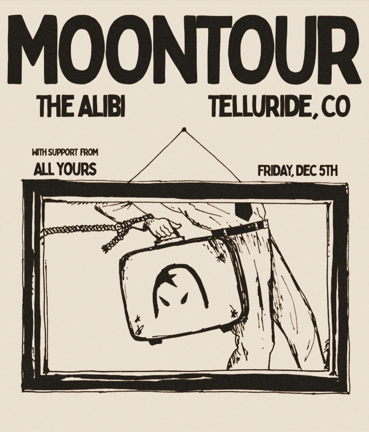TONIGHT!!! 

Flagstaff Alternative/Indie Rock band, Moontour! Their sound spans many genres weaving together a sonic tapestry that evokes emotion and transports listeners to another place. 

Tickets available at the link in our bio and on our story! 