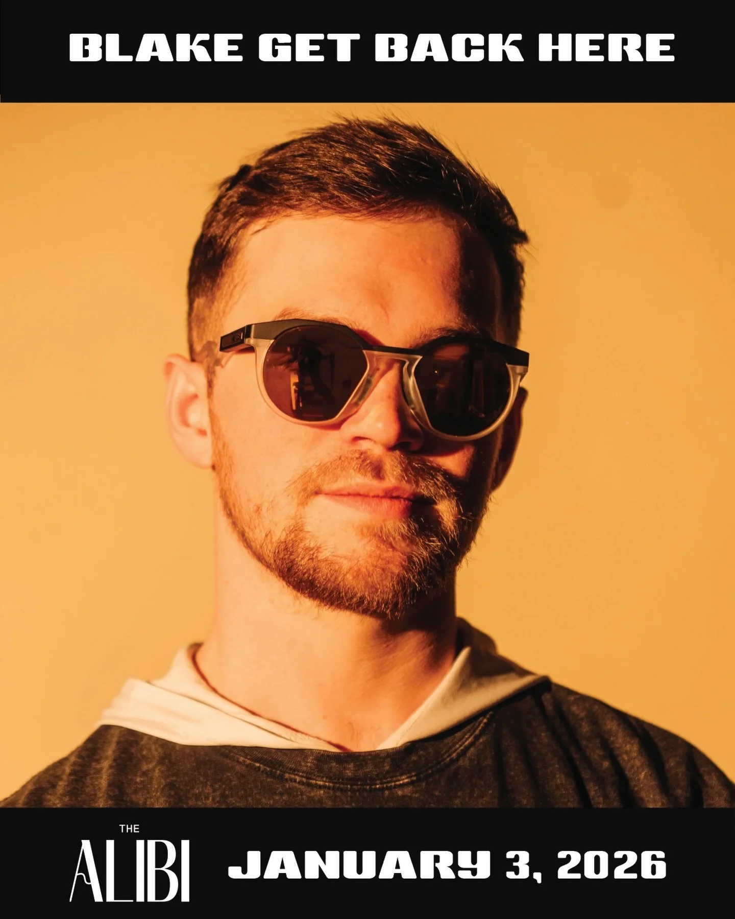 Tonight! 

Blake Get Back Here brings a unique blend of melodic and groovy house music to the decks. Tonights show promises infectious beats and uplifting melodies - just what the doctor ordered!

If we can&rsquo;t ski, at least we can dance right? 
