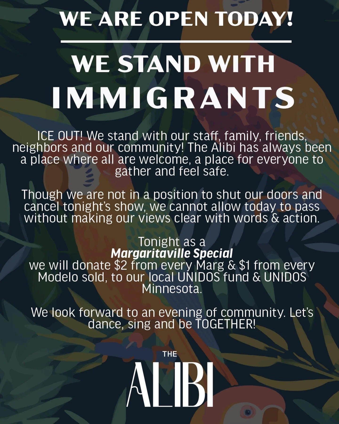 We stand in solidarity with all of those fighting the good fight, striking and protesting today!

We are not in the position to close our doors, and we know many other small local businesses in Telluride are in the same boat. We hope our community wi