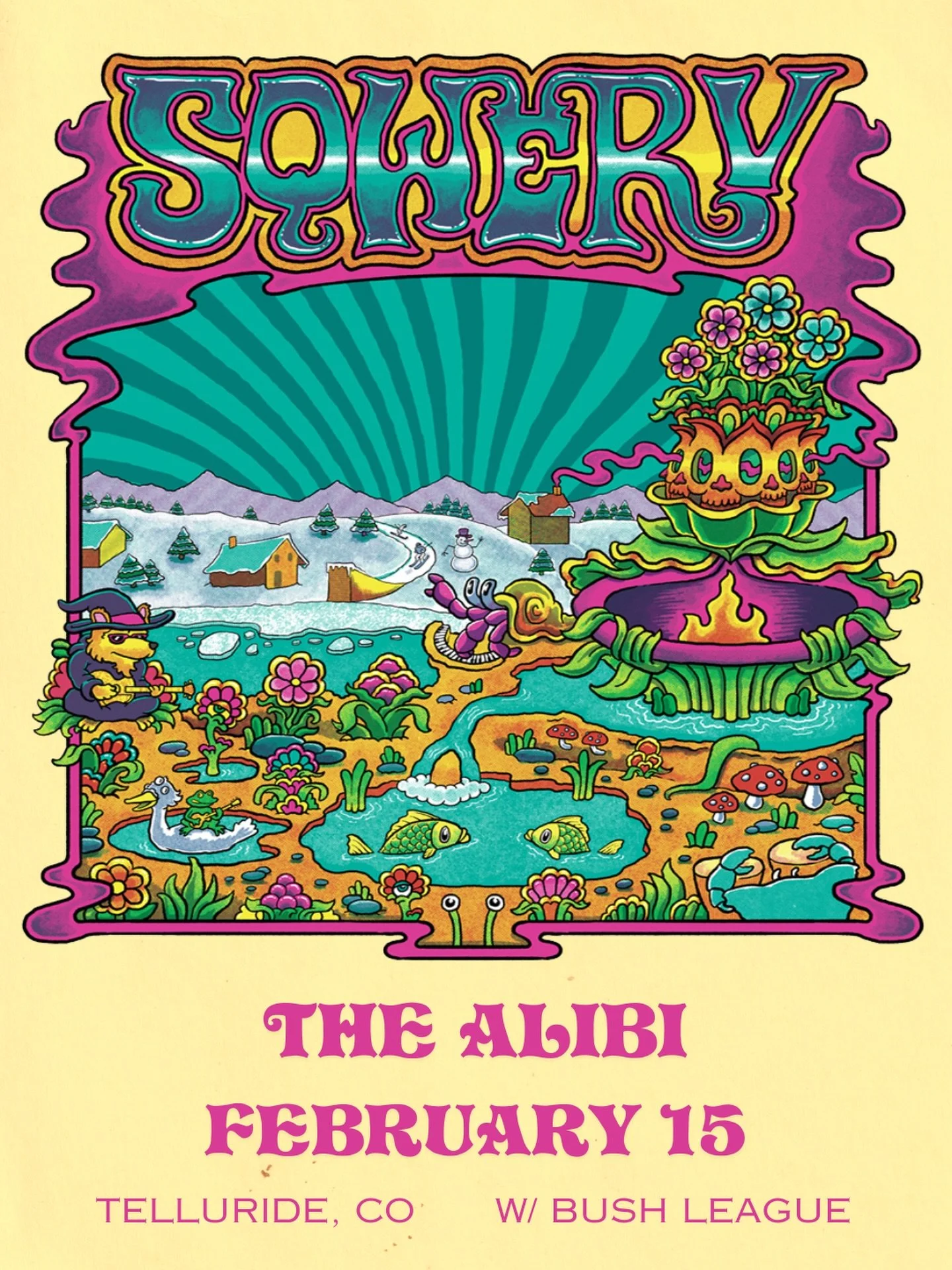 TONIGHT

Make the most of your holiday weekend with @sqwerv and @bush.league.az!

Based in Denver, CO, this nationally touring quartet brings elements of classic rock, psychedelic music, funk, and jam fusion for an experience like no other. The band 