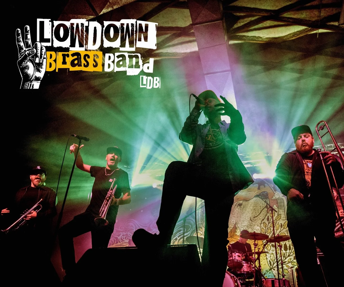 TONIGHT 

LowDown Brass Band 

Doors 7 PM | Show 8 PM

Embodying the vibrant Chicago music culture, LowDown Brass Band is a one-of-a-kind horn ensemble weaving the rhythm of the streets with conscious hip hop, reggae, and soul. 

Come on down and boo