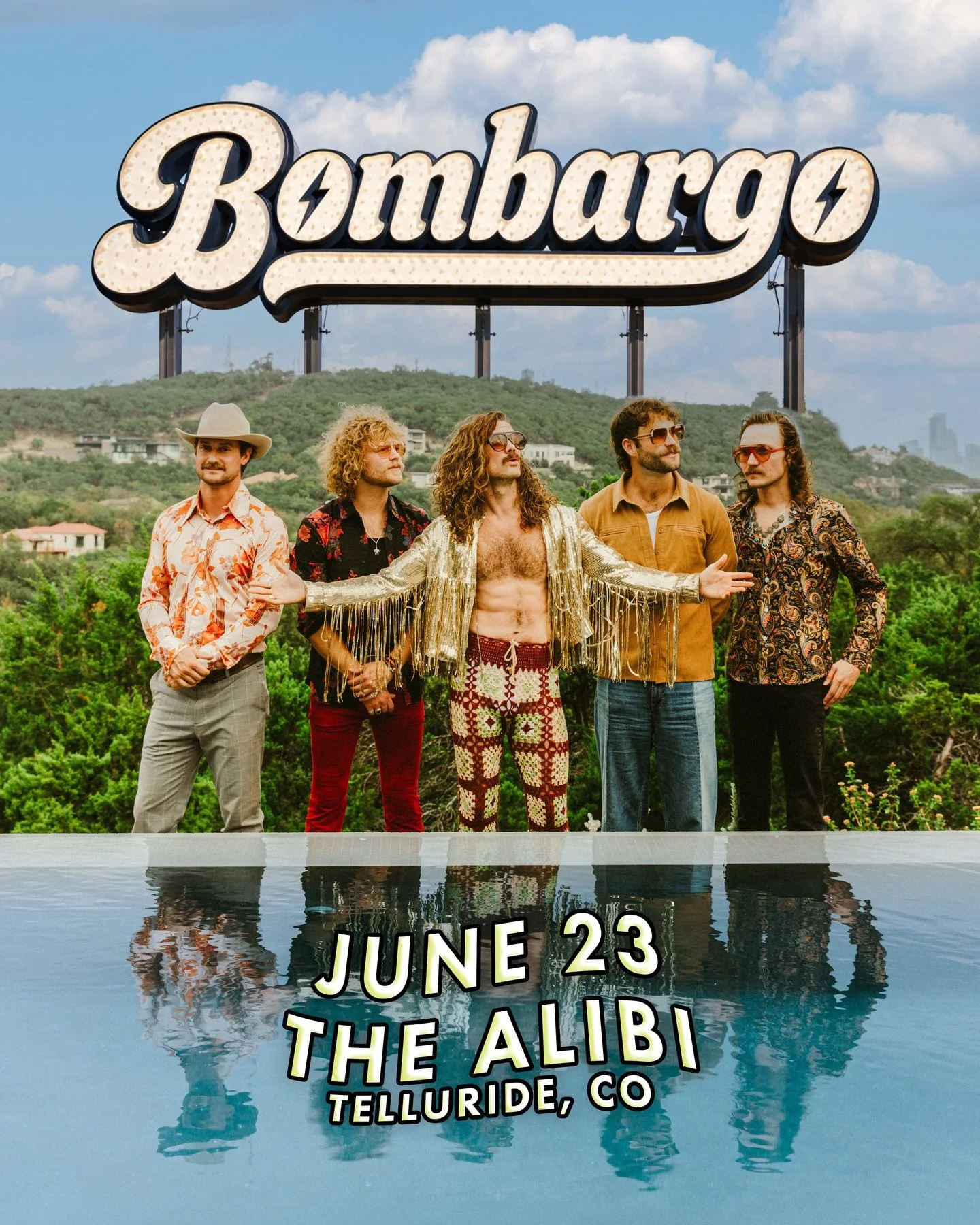 On sale Friday at 10 AM MST!

Bombargo returns to the Alibi - June 23, 2026

Bombargo is a Canadian based international touring band that drops a vibrant splash of soul over their distinctive &lsquo;vintage-pop&rsquo; sound. Well known for bringing u