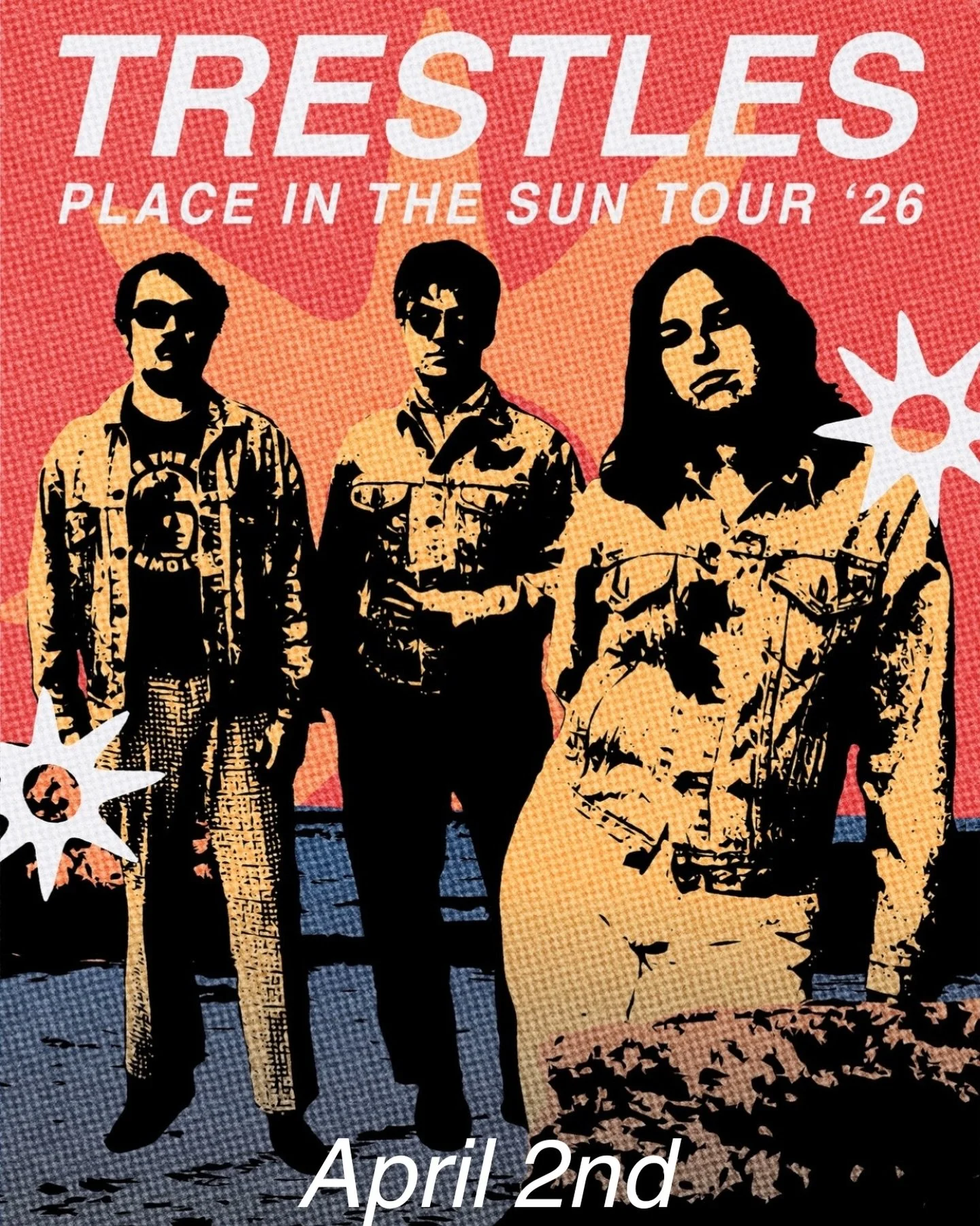 TONIGHT! 

Trestles live at The Alibi

Doors 8 PM | Show 9 PM 

Trestles is a surf/pysch outfit from Santa Cruz, California. Formed in 2021, the band has spent the last several years developing a sound based in 1960&rsquo;s west coast garage rock tra