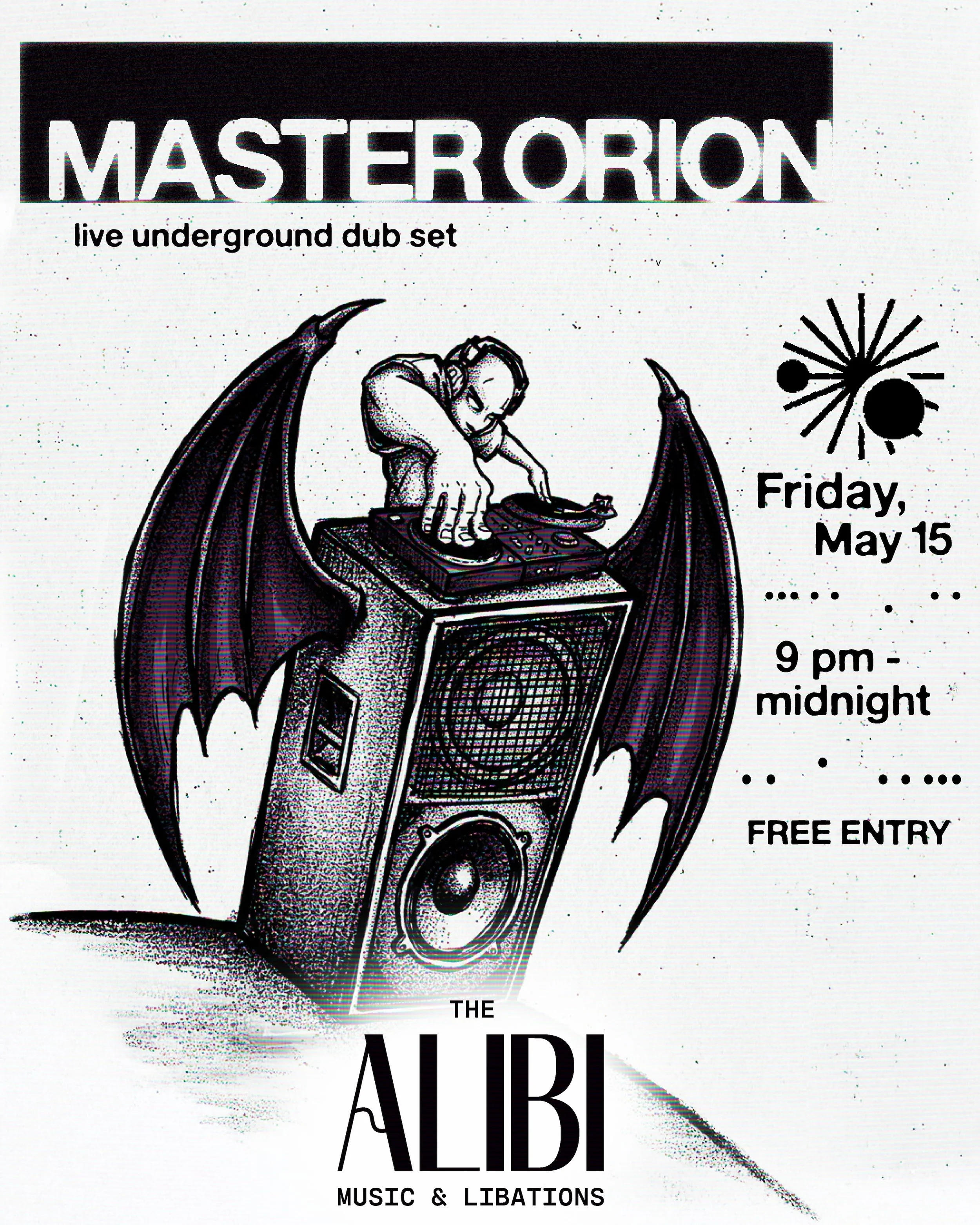 TOMORROW!!! 
Master Orion @master_torio 
FREE Underground Dub Set 
9 PM - Midnight 

Come boogie with us and make the most of the last weekend of off-season!