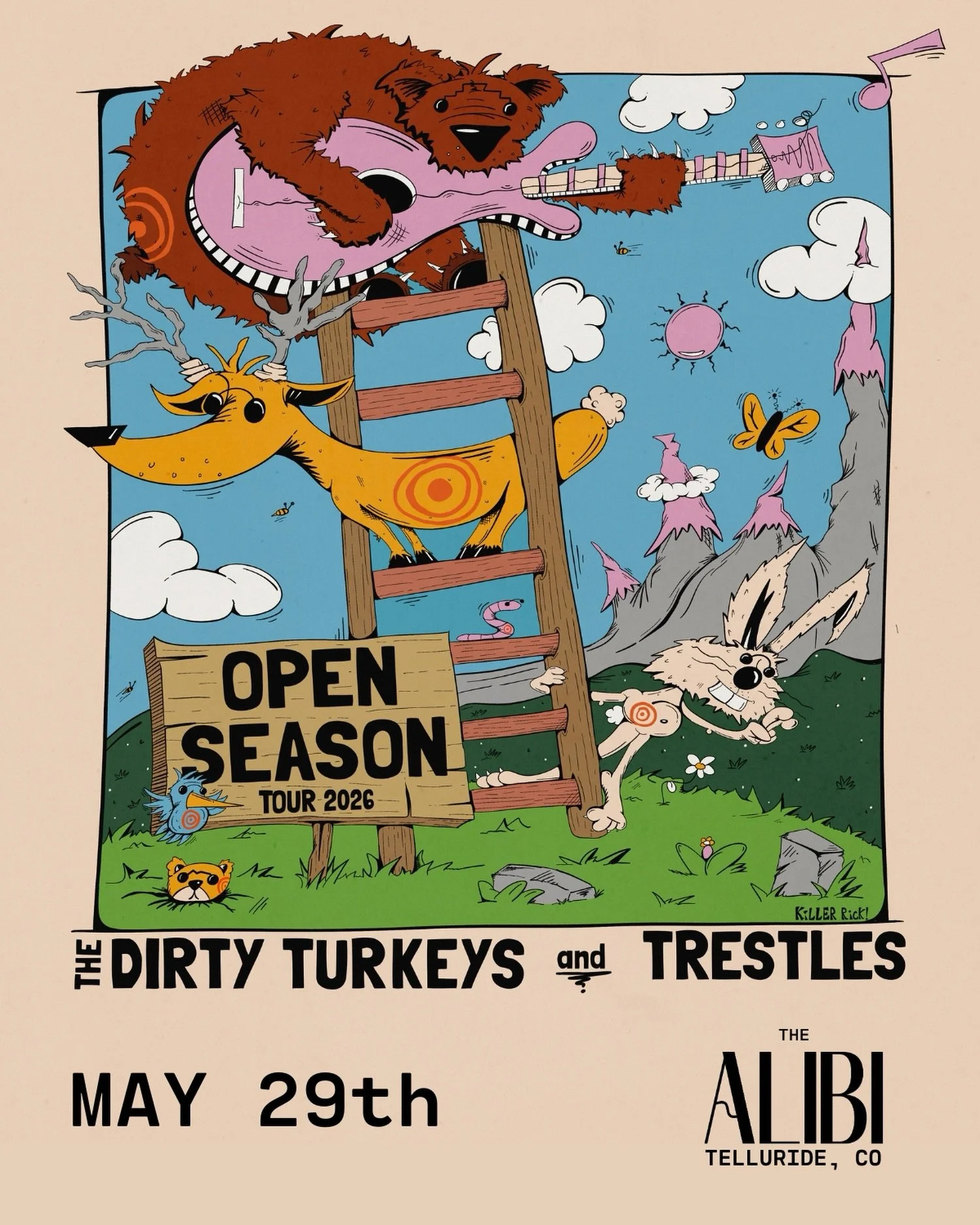 TOMORROW The Dirty Turkeys are BACK! with absolute legends Trestles!

We promise you DO NOT wanna miss this show. It&rsquo;s gonna be one for the books. 

Doors 8 PM | Show 9 PM
Tickets at the link in our bio.

About @thedirtyturkeys :

With a sound 