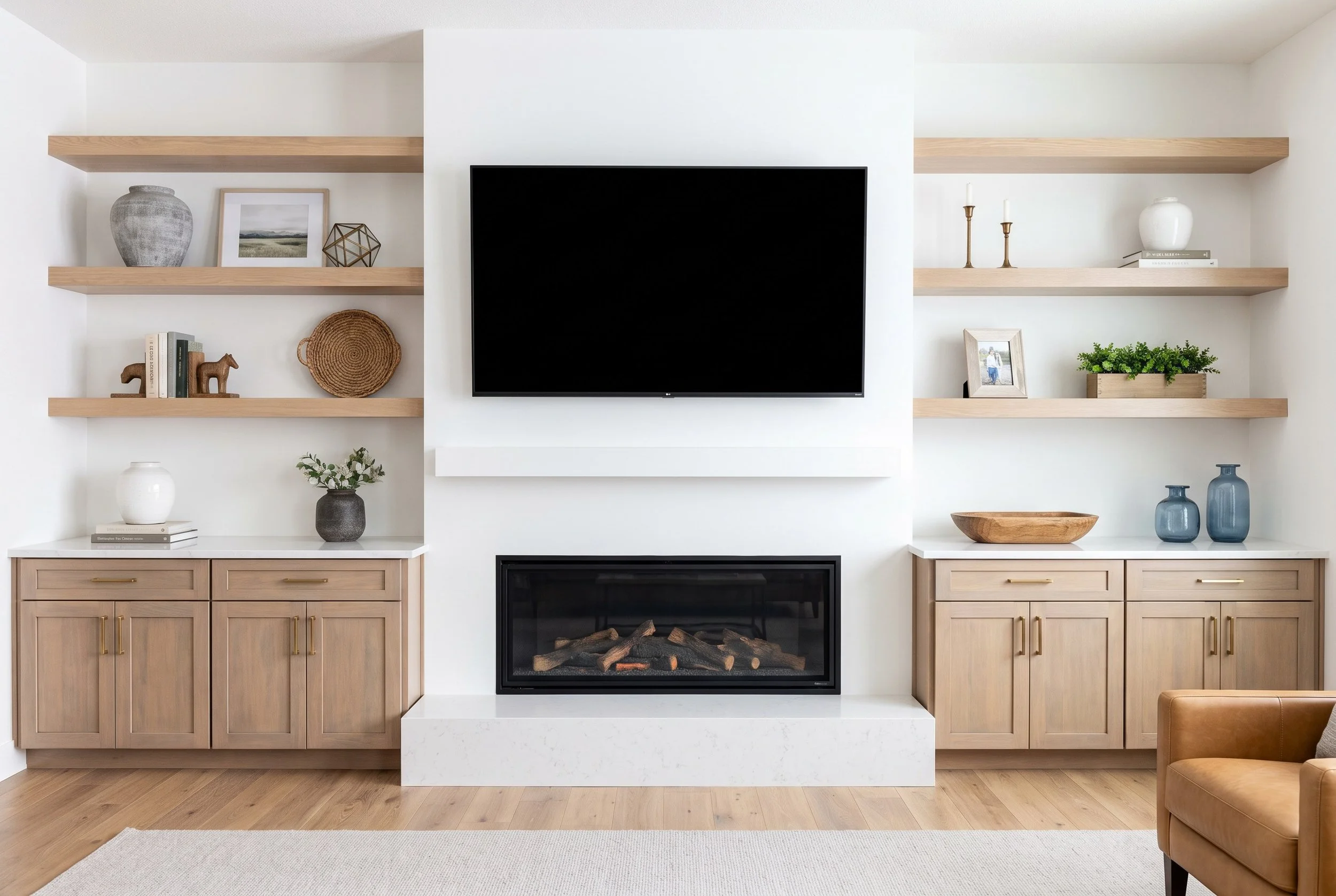 Custom Fireplace Built-Ins: Elevating Luxury Living at Shawood at Sommers Bend.