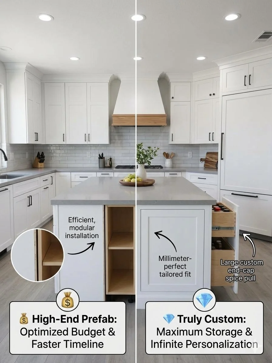 Prefabricated vs. Custom Cabinets: Which is Right for Your Menifee Home?