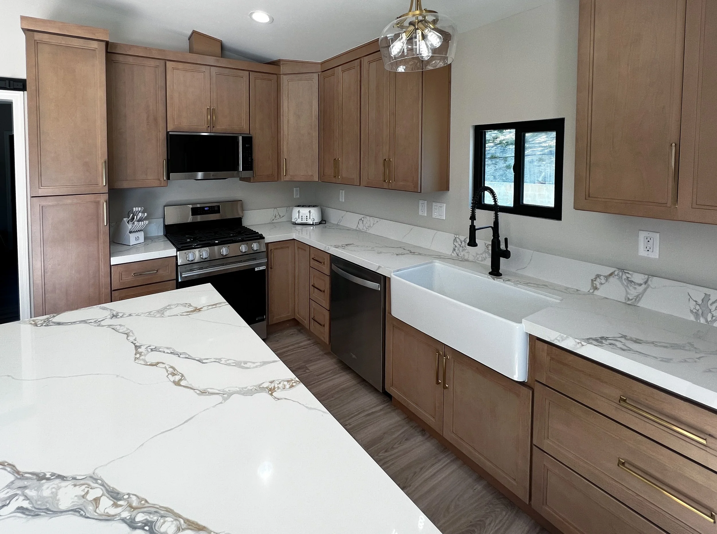 New ADU Kitchen, Bath &amp; Laundry Room in Temecula — Custom &amp; prefabricated Cabinets by JC Custom Cabinets.