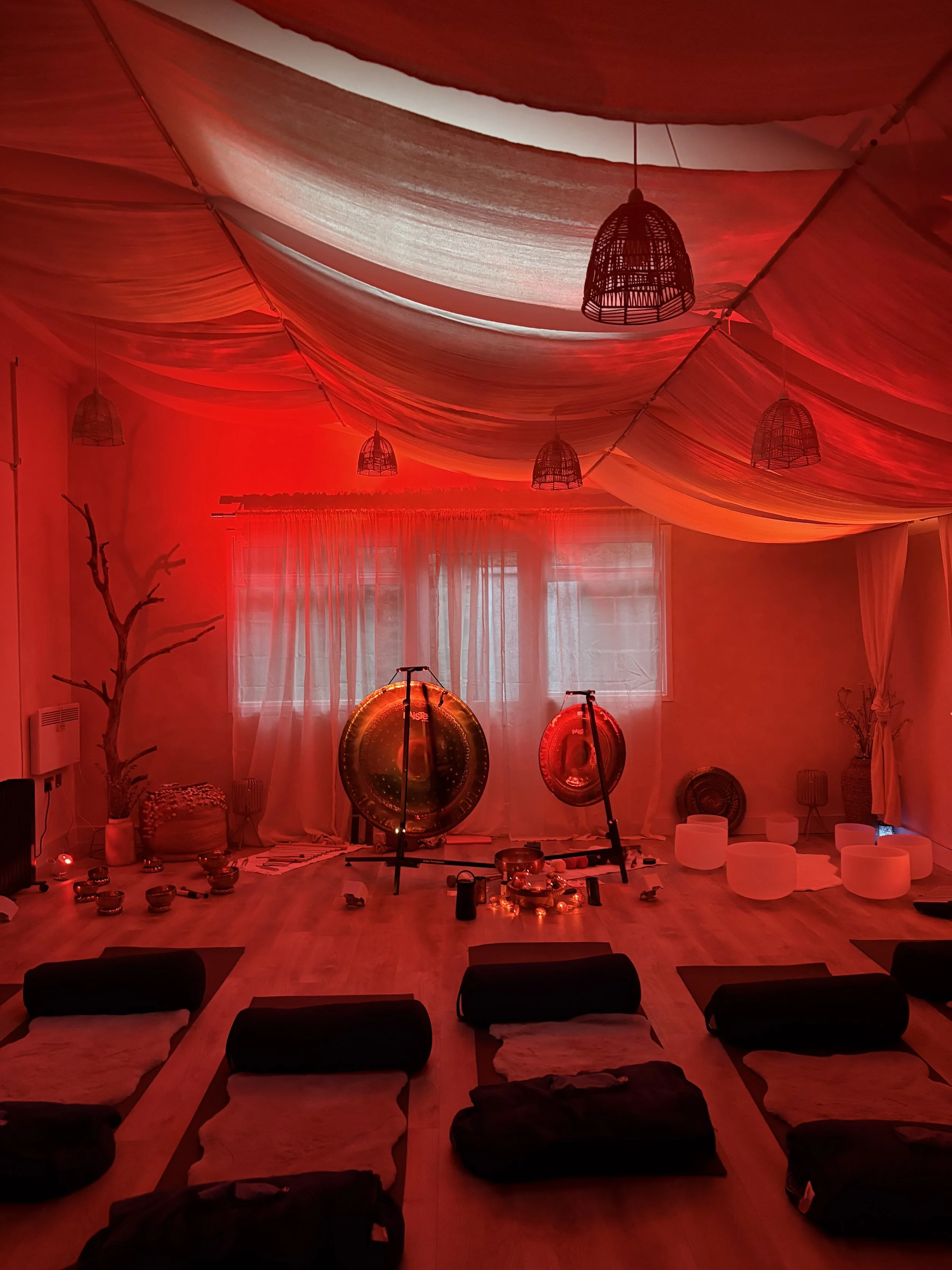Sunday night sound bath at The Courtyard Well 