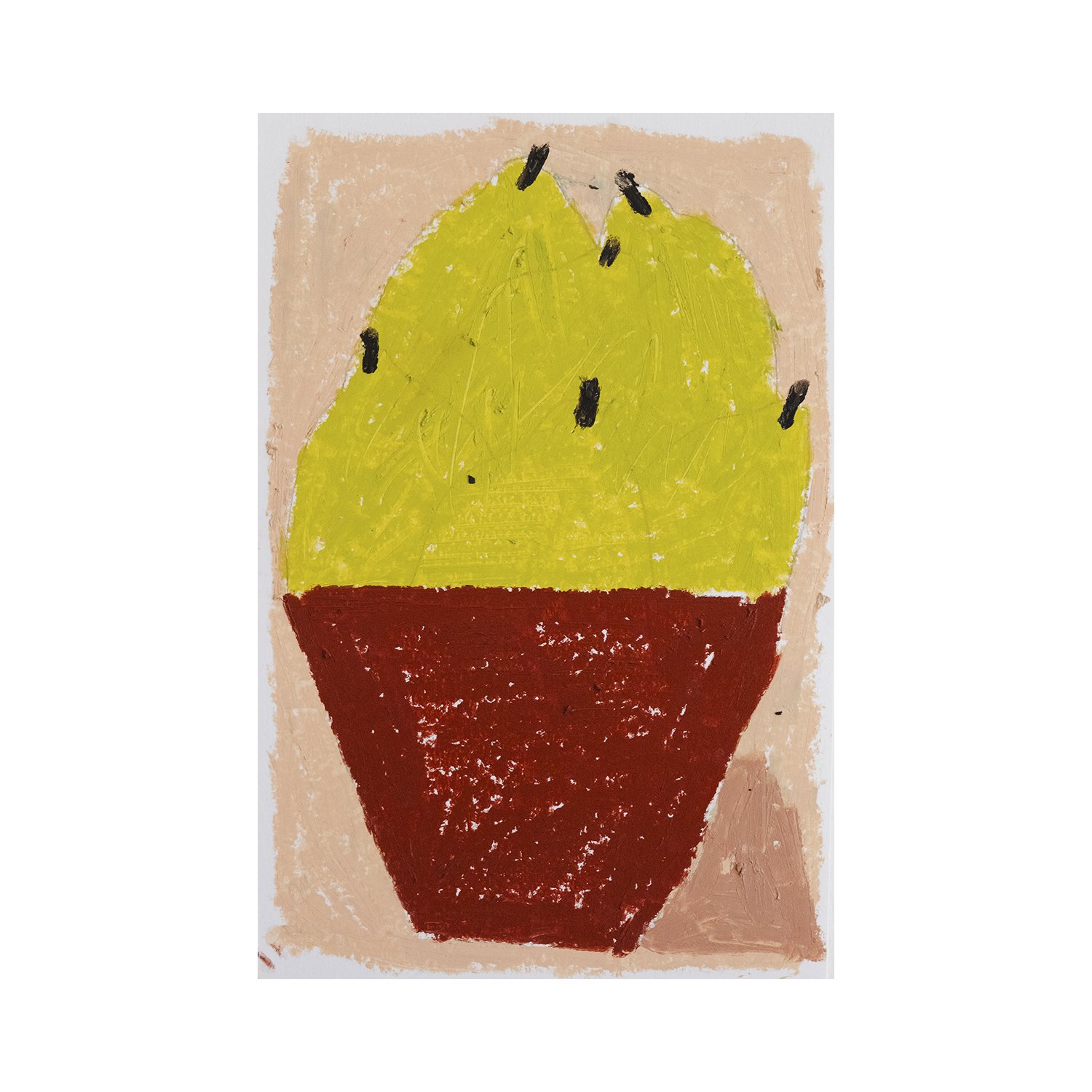 Pears! (6" x 9") oil pastel drawing