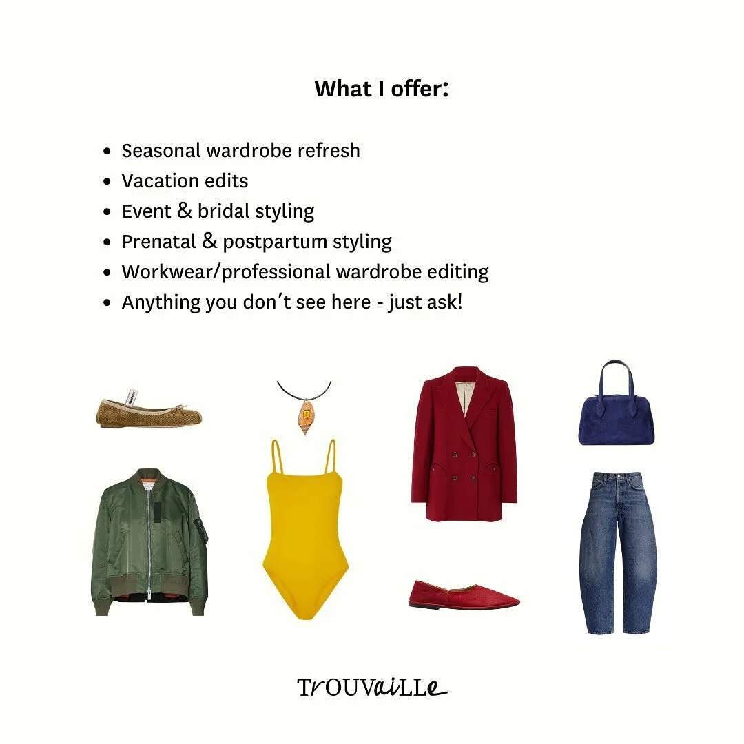 Thinking about working with a personal stylist? Scroll for more info on how we can collaborate and shoot me a DM to get started 👋🏻