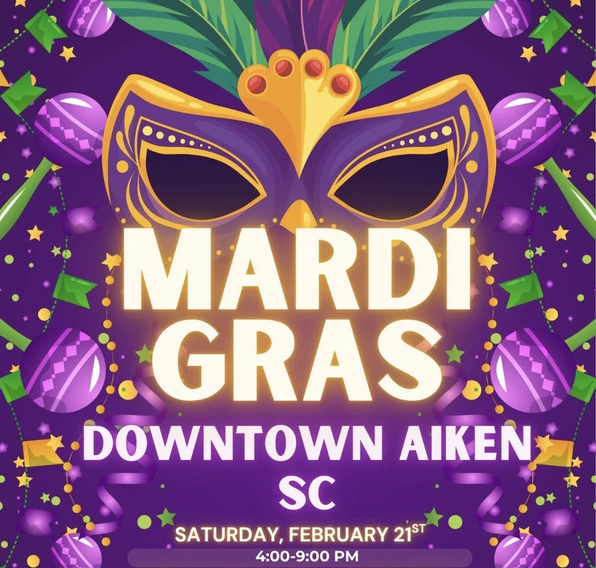 Mardi Gras(Downtown Aiken SC)-Full Band