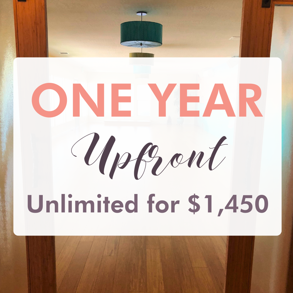 1 Year Upfront of Unlimited Classes