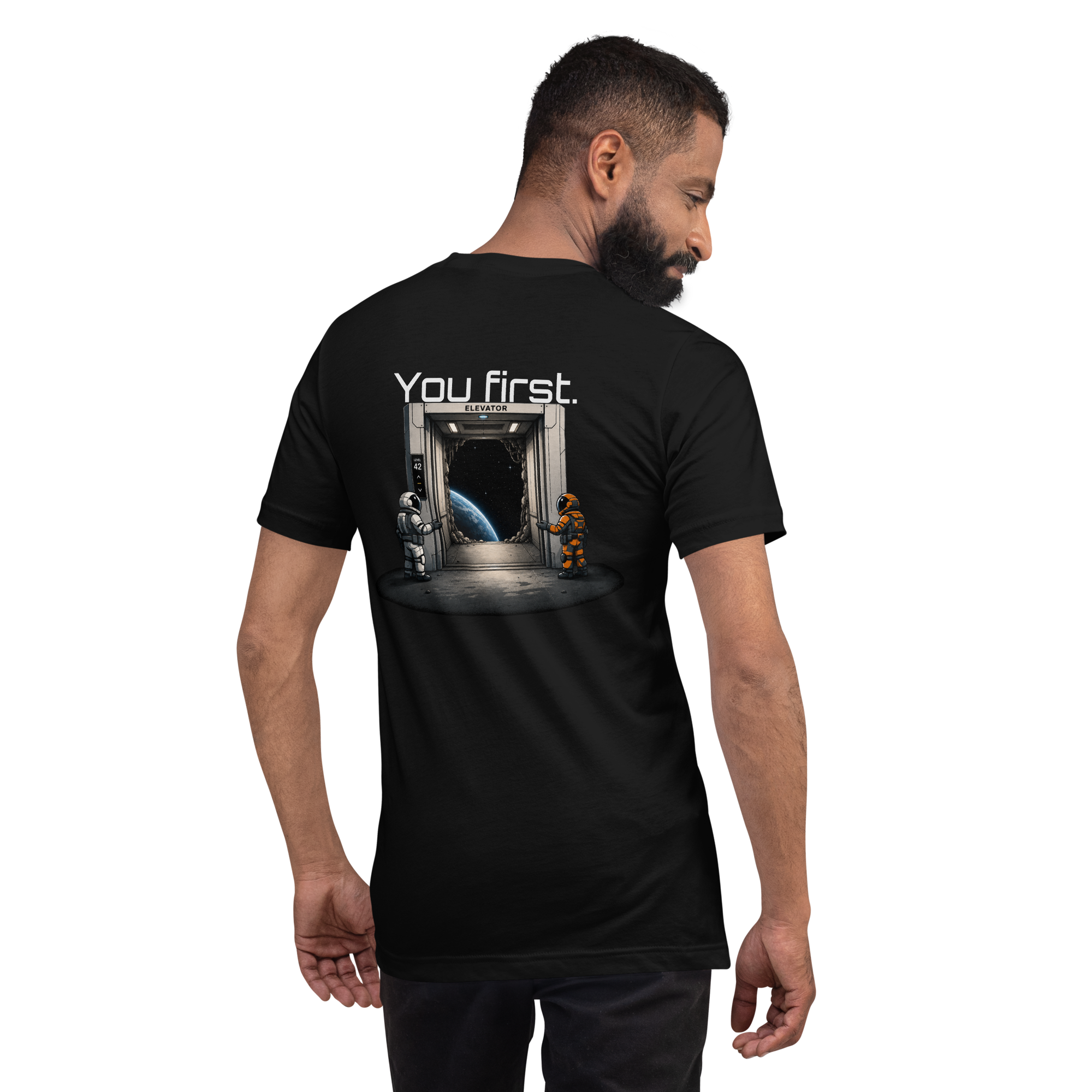 You First. — Personnel Elevator Tee