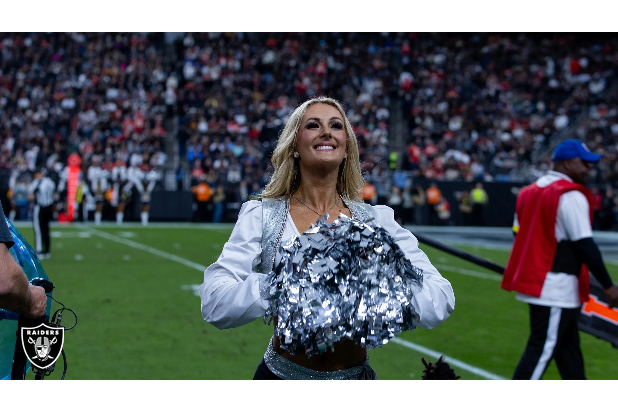 Las Vegas Raiderette + Baltimore Ravens Cheerleaders