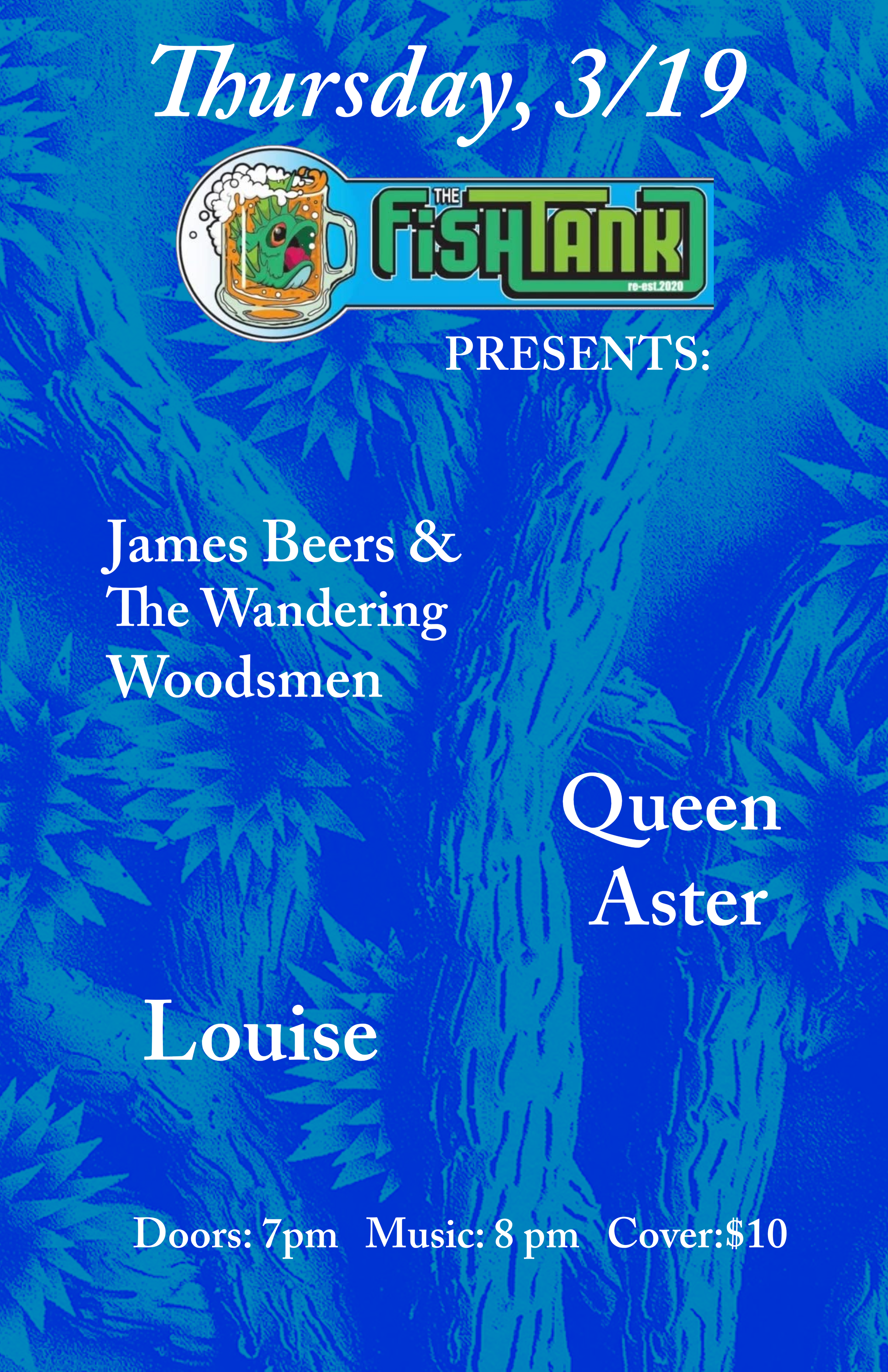 LEXINGTON, KY @ The Fishtank LOUISE/QUEEN ASTER
