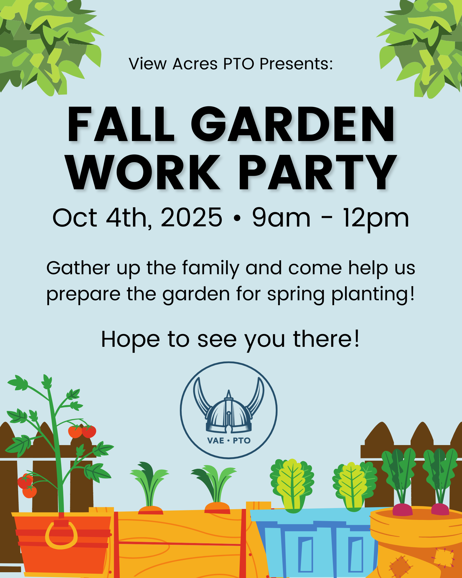 Fall Garden Work Party