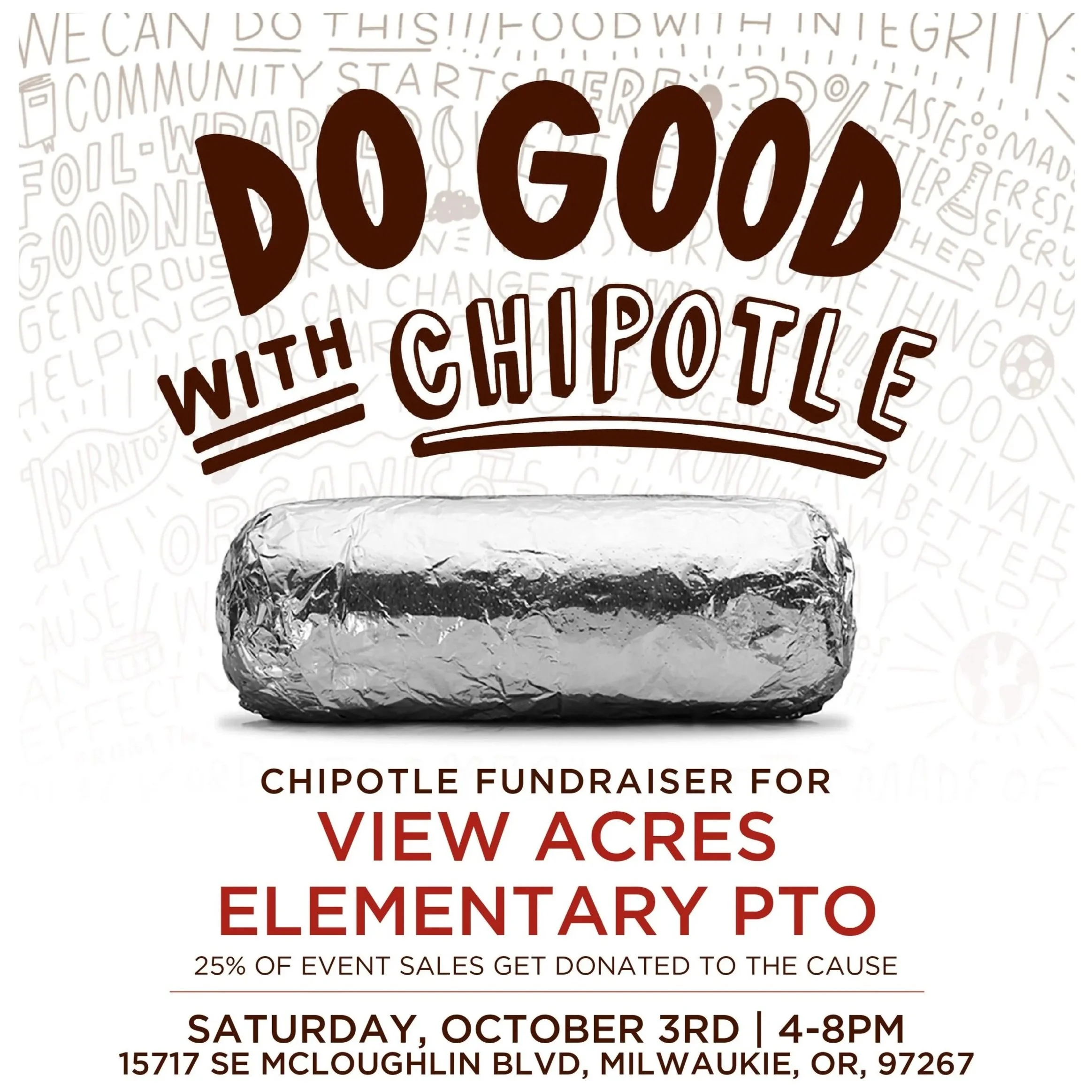 Dine-In Fundraiser: Chipotle
