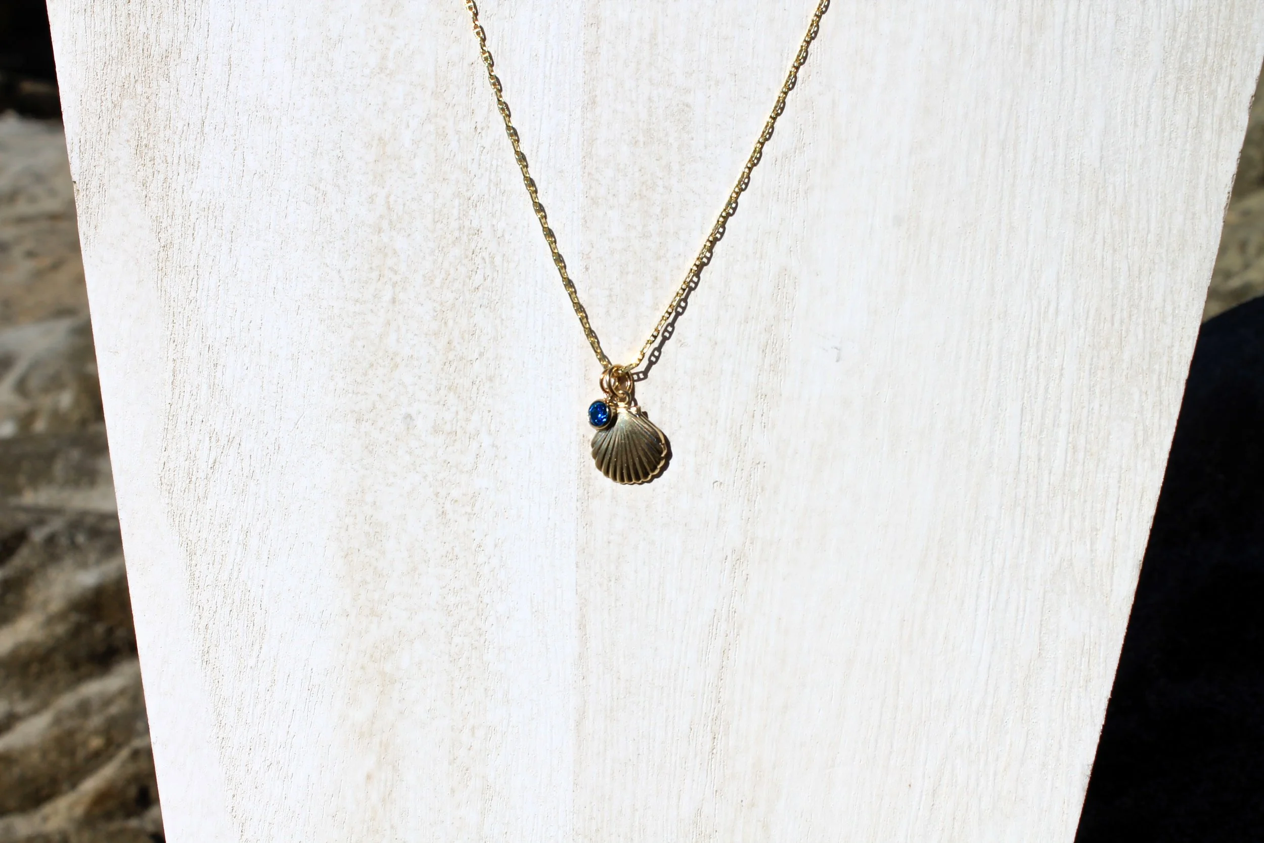 Shell & Gem Necklace — Surfside Jewels