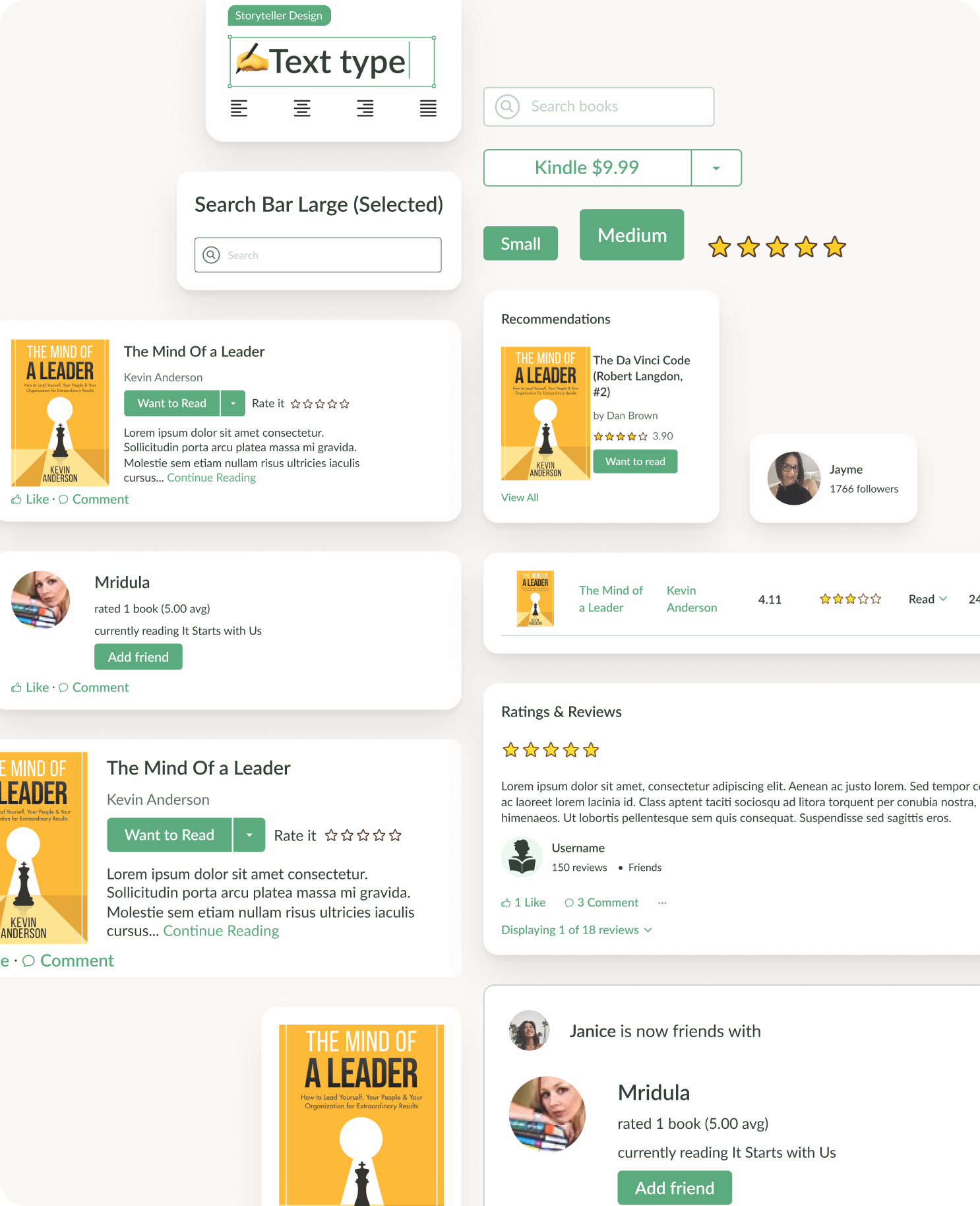 Project - Goodreads [Design System]