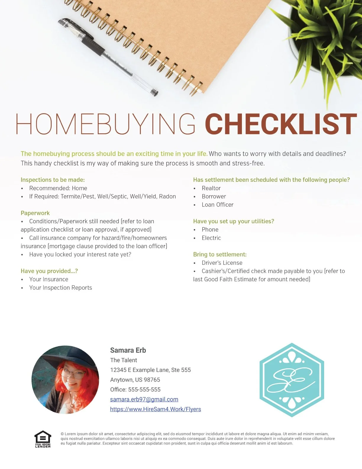 Homebuying Checklist