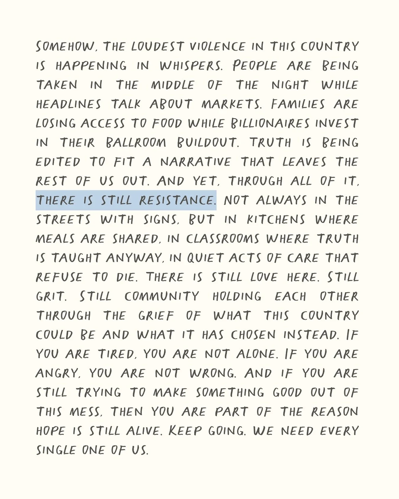 Love is still here. Rage, too.