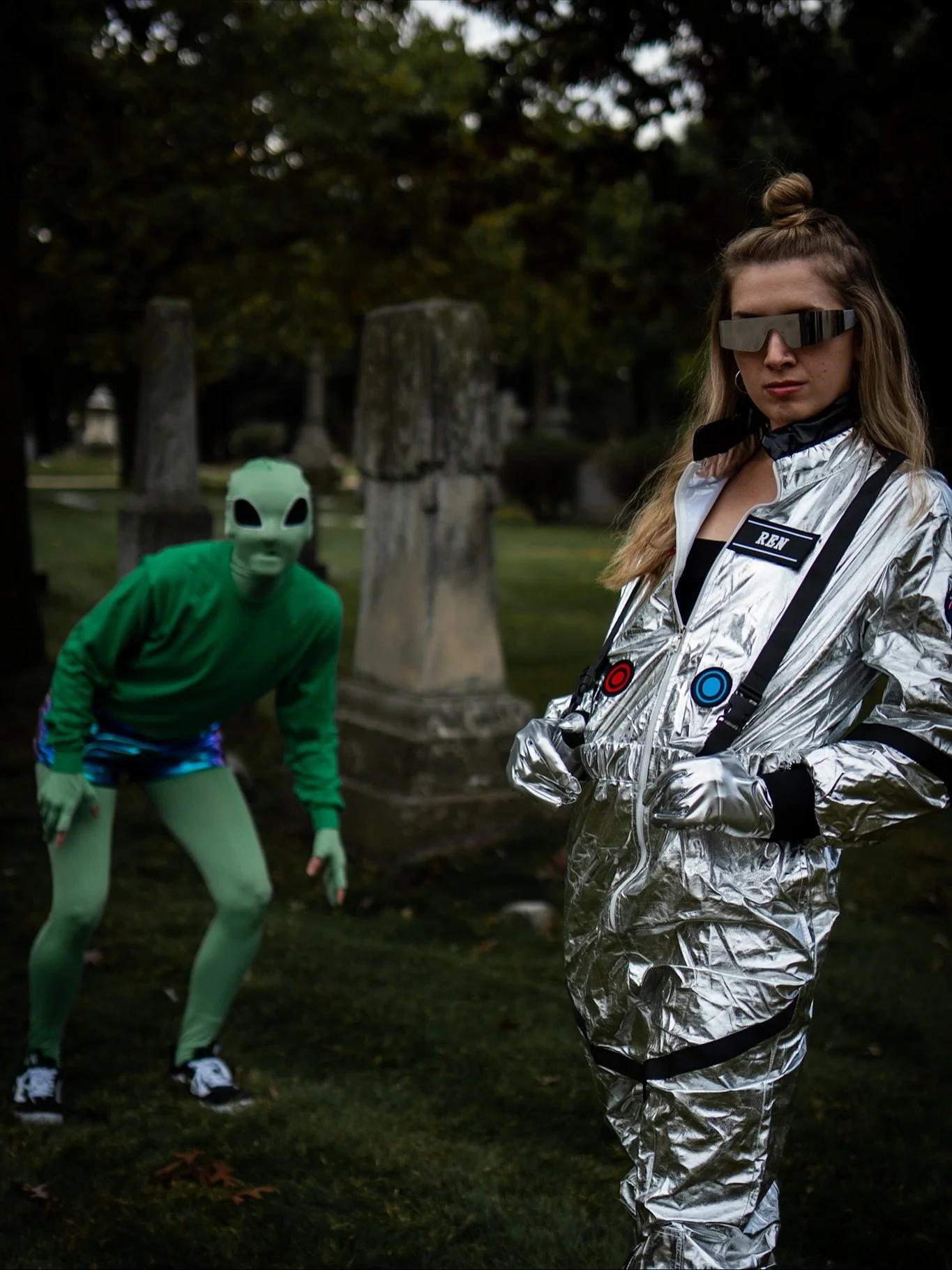 A moving vehicle full of ghosts, gays, and theys. 

Trolloween 2025